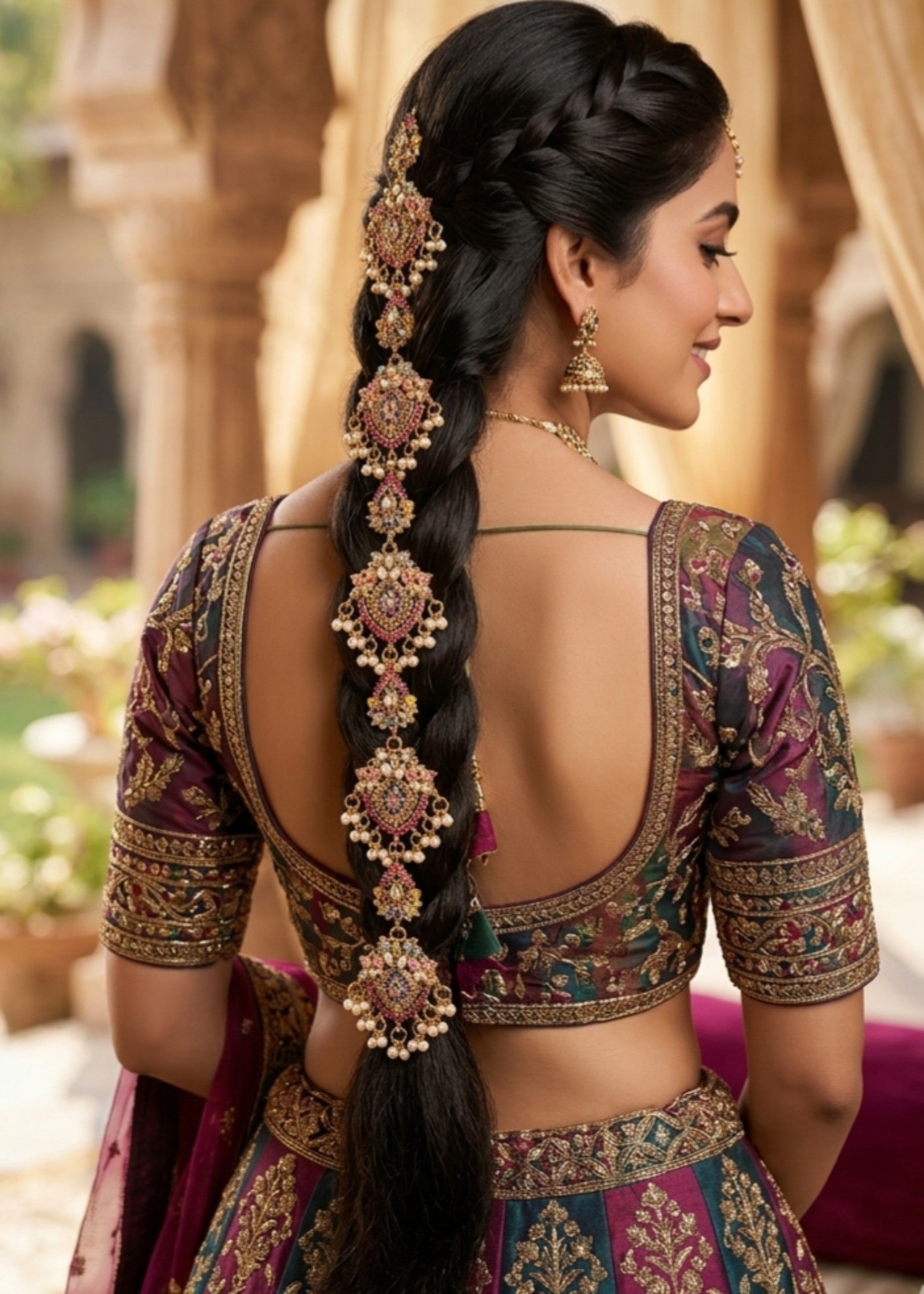 Paranda in Multi Color by - Trendy Women Paranda HLA0021