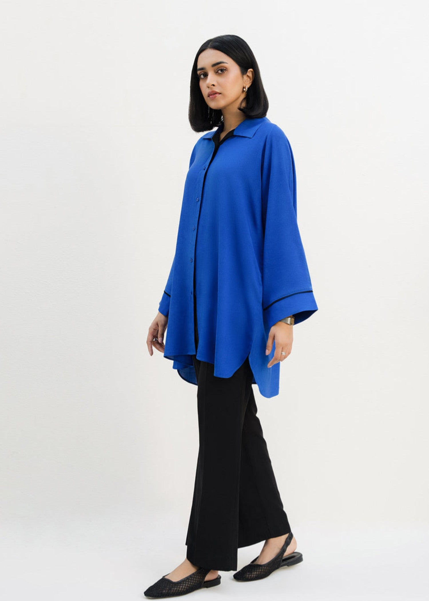 viscose Top in Blue