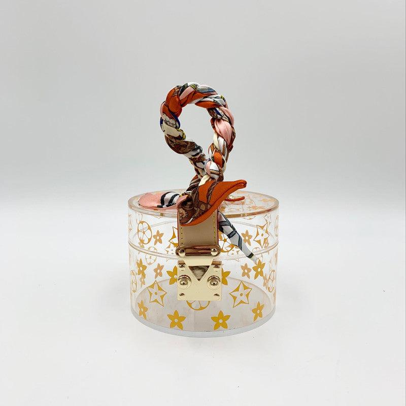 New summer round box transparent bag