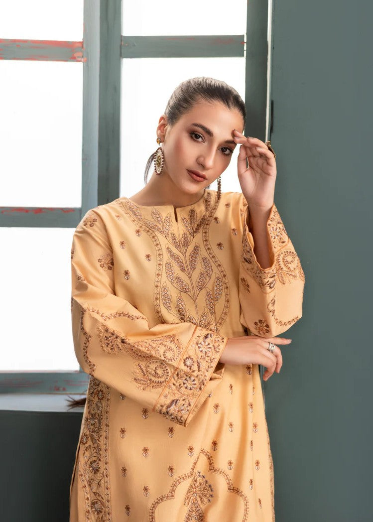 poplin Kurta Set in Beige