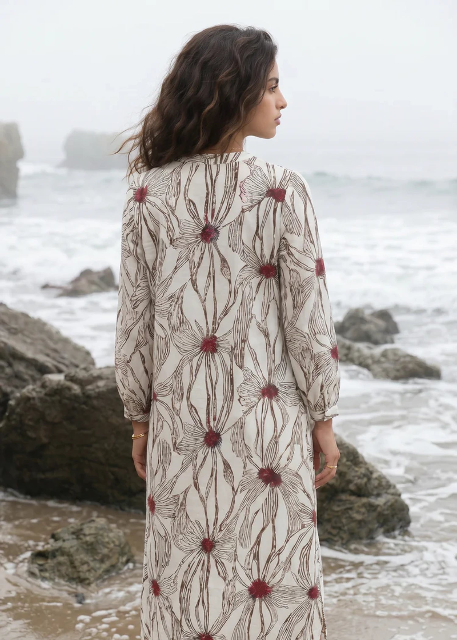 cambric Dress in White
