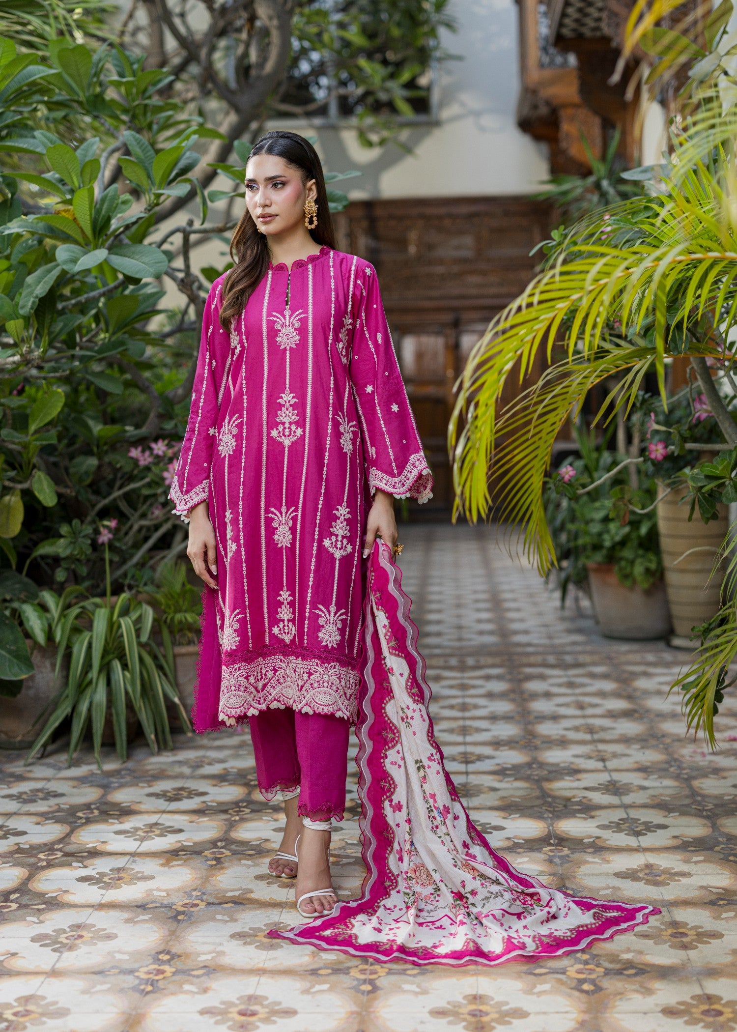 cotton Unstitched in Magenta