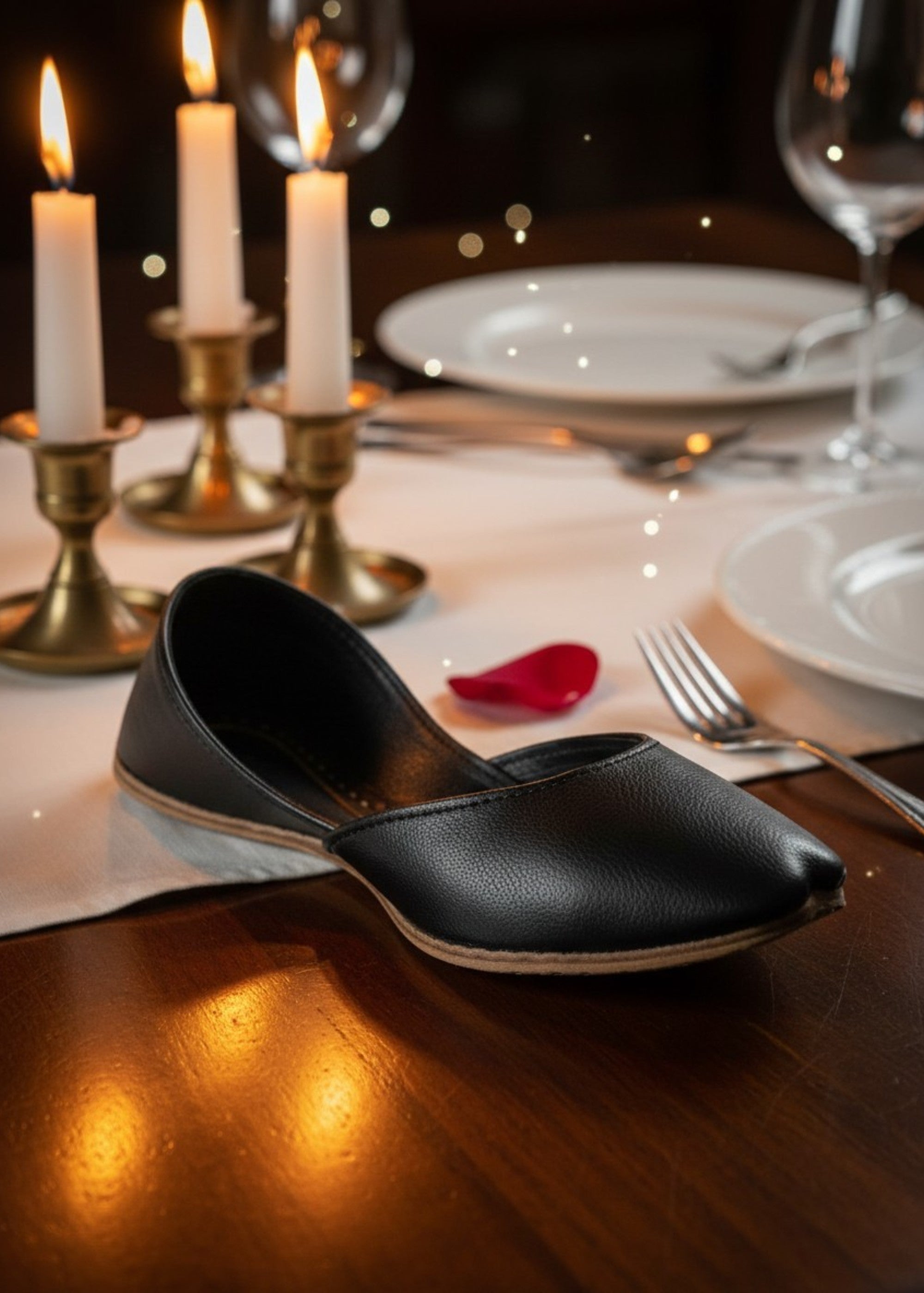 Khussa in Black by - High Quality Women Khussa QNY9141