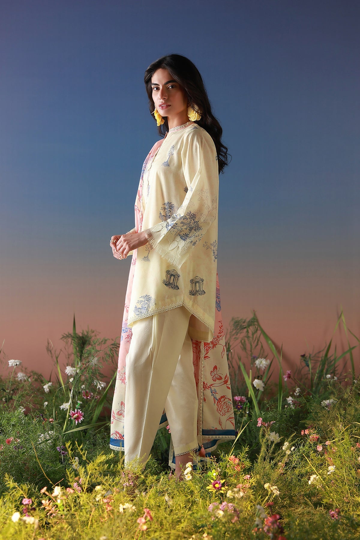 Mirha Lawn – Buttercream Botanica