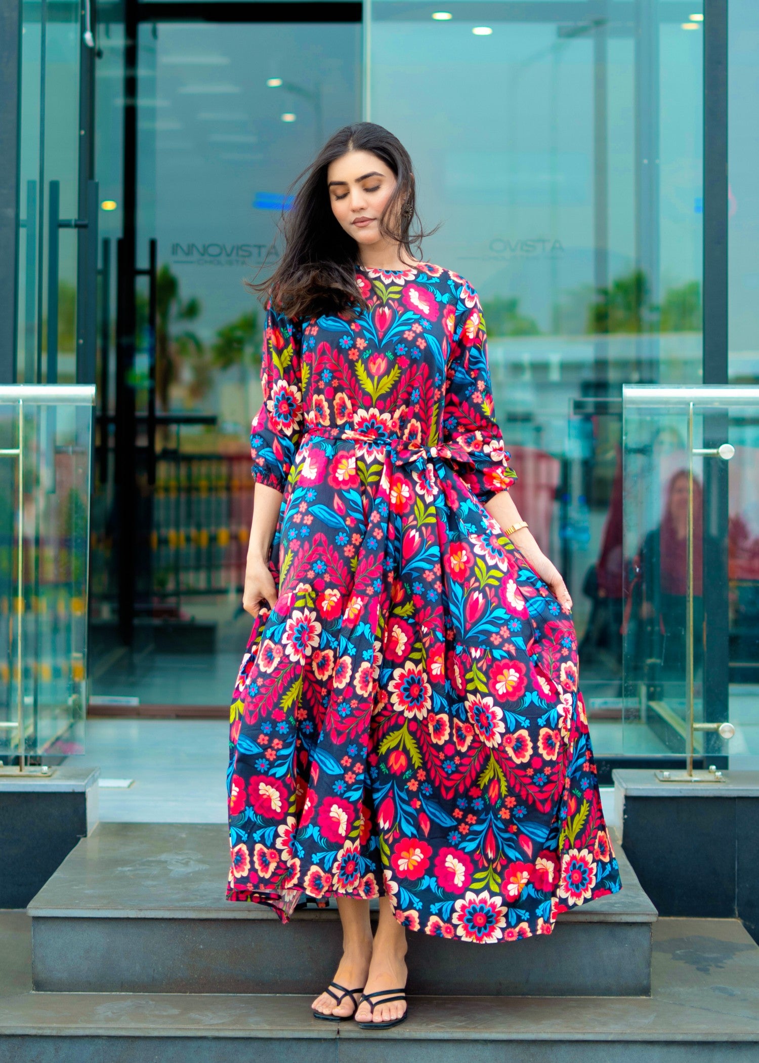 pure cotton Dress in Black