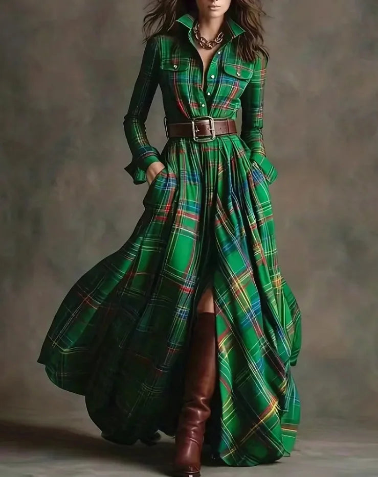 MELISSA PLAID DRESS
