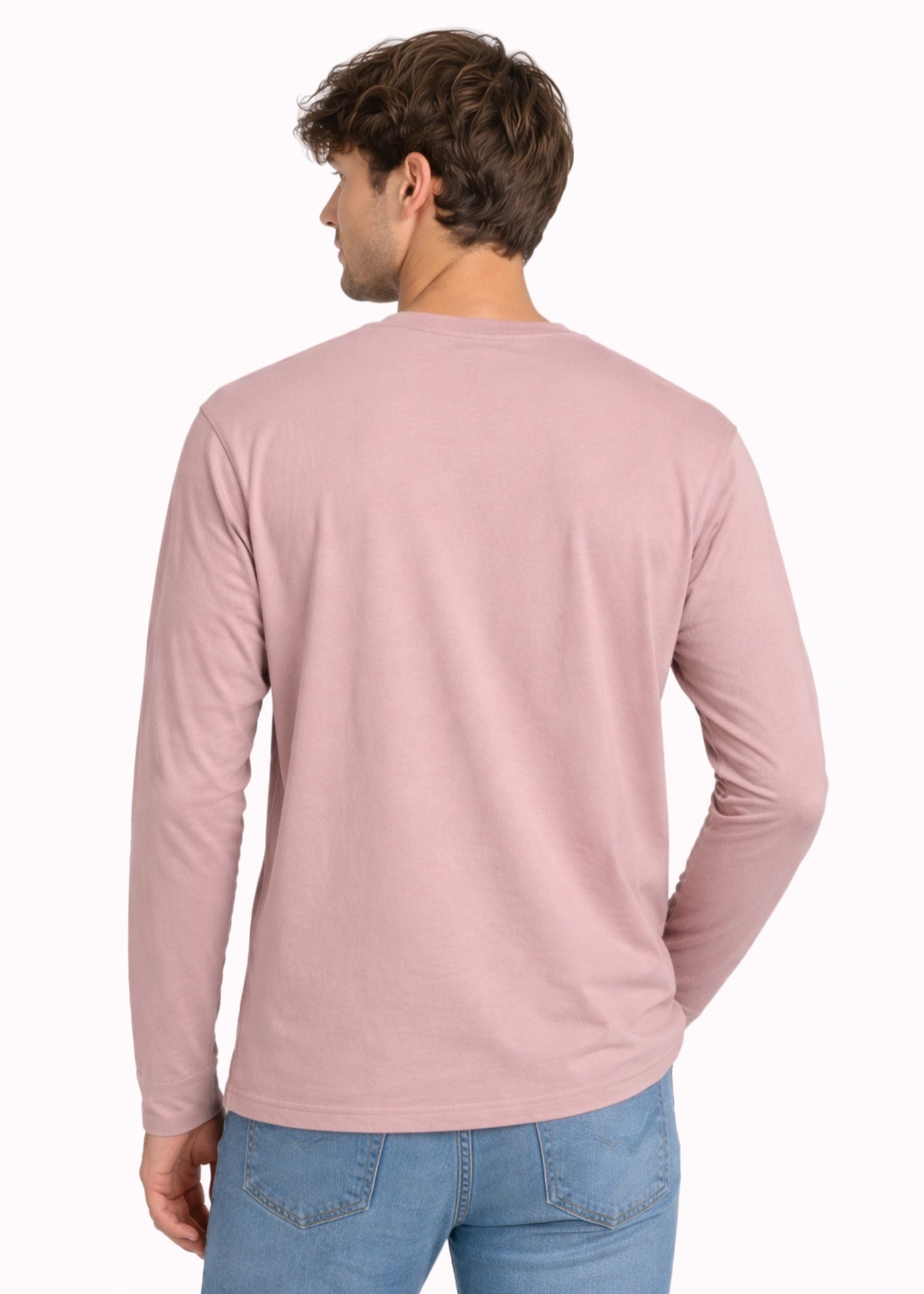 cotton T Shirt in Baby pink