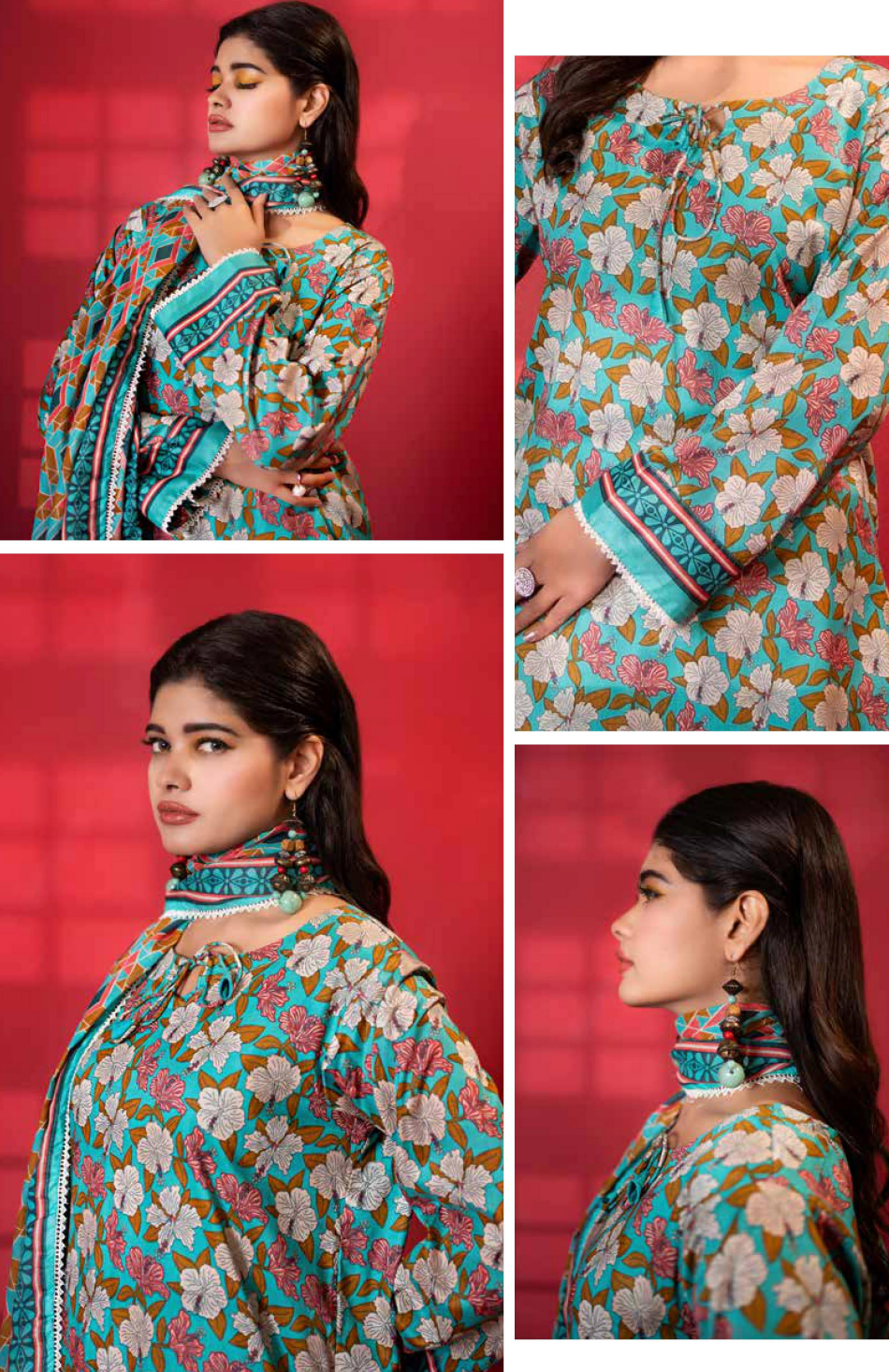 Printed Summer Lawn Drop 15 – 2