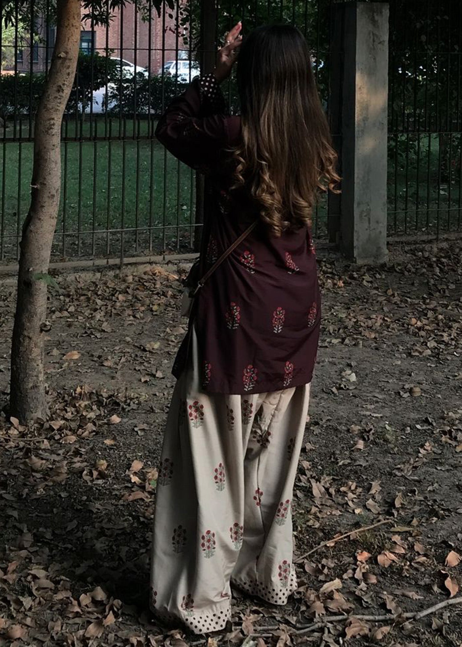 raw silk Kurta Set in Maroon