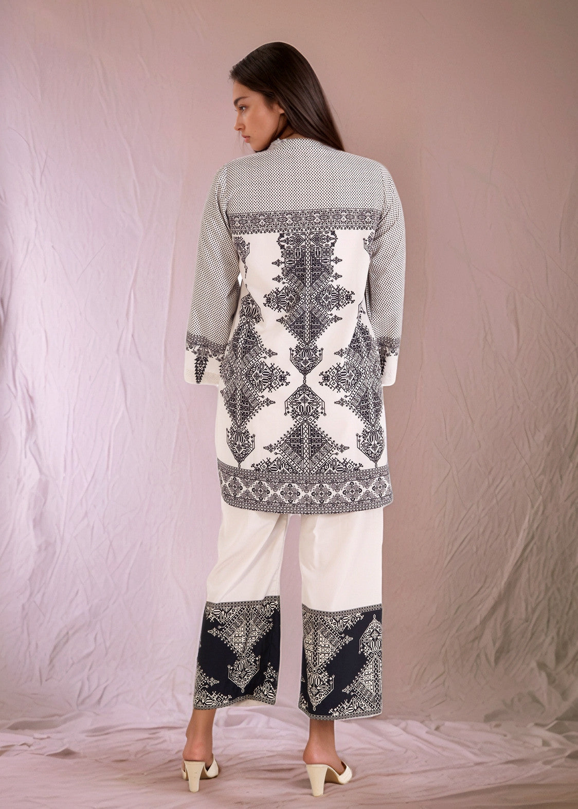 silk crepe Co Ord Sets in Black