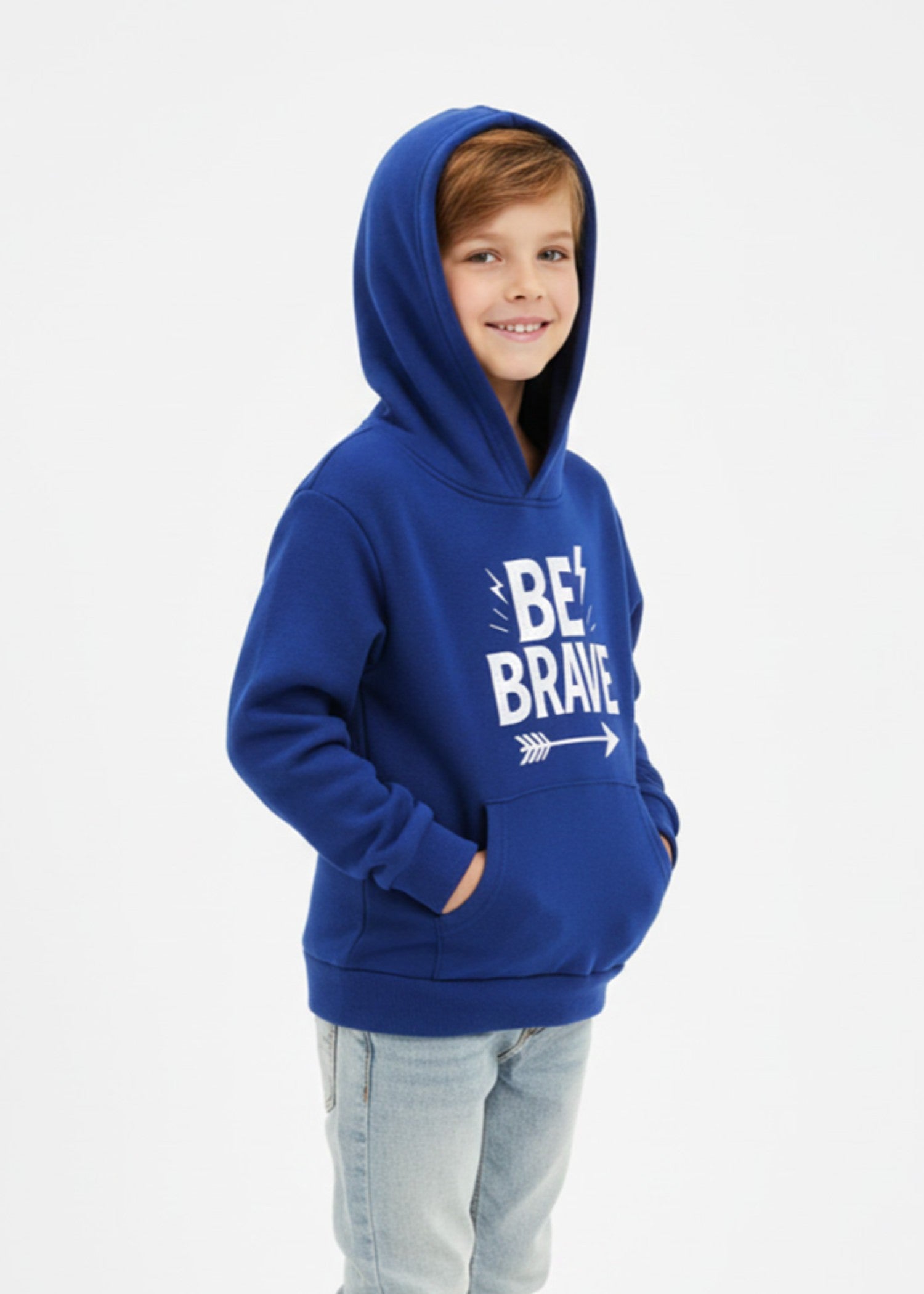 fleece Hoodie in Yale blue