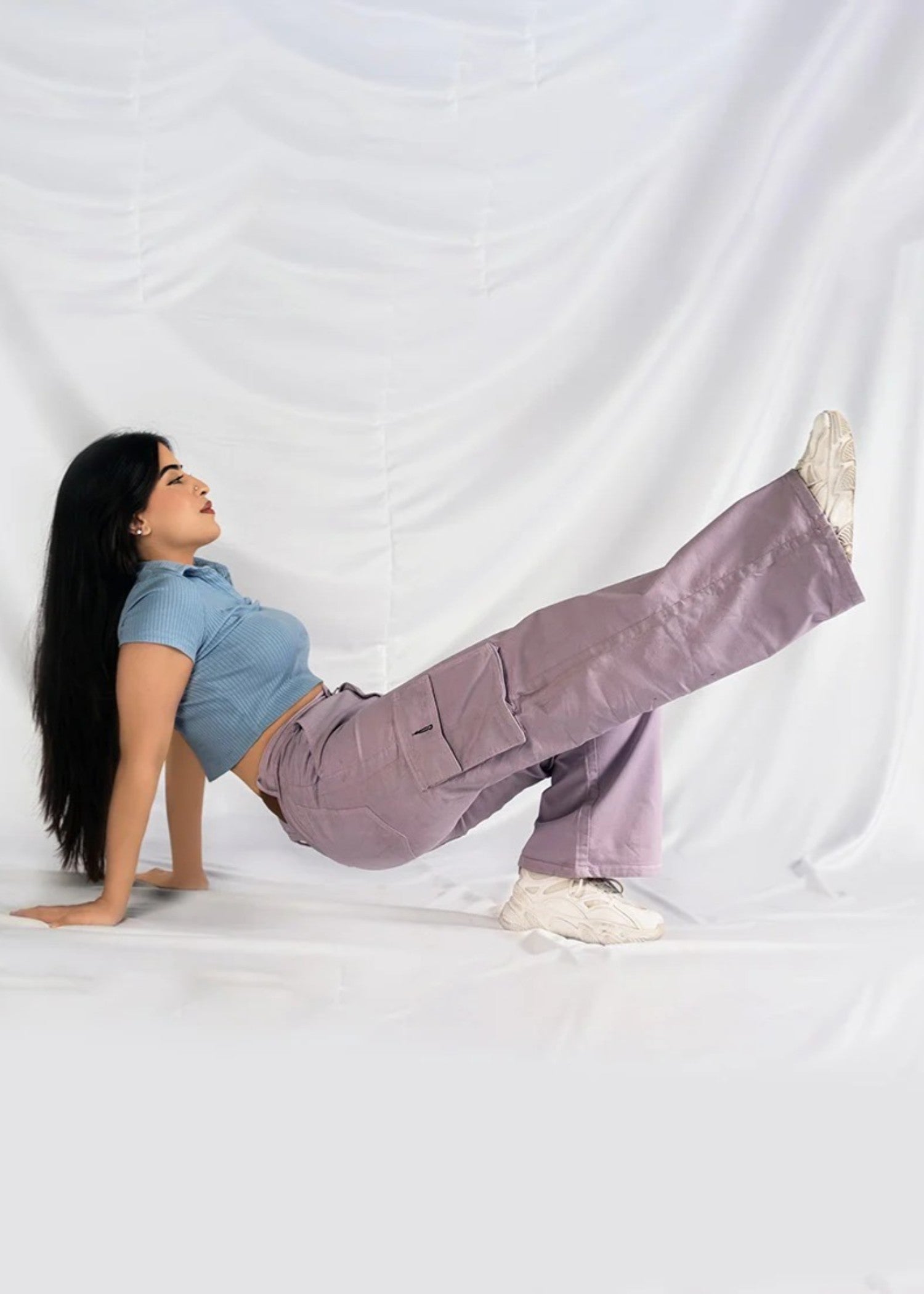 denim Jeans in Lilac
