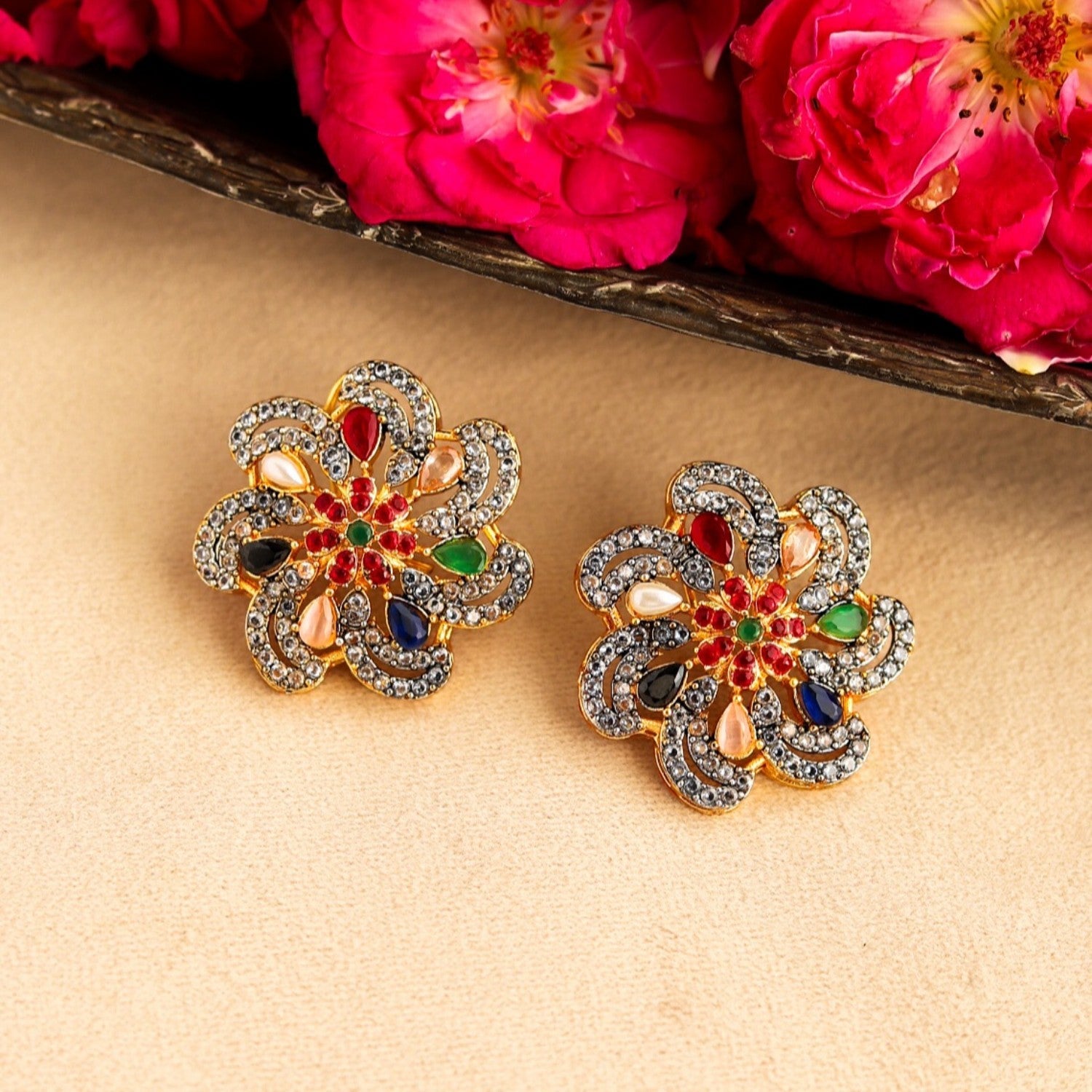 Studs in Multi Color by - Trendy Women Studs ULK0947