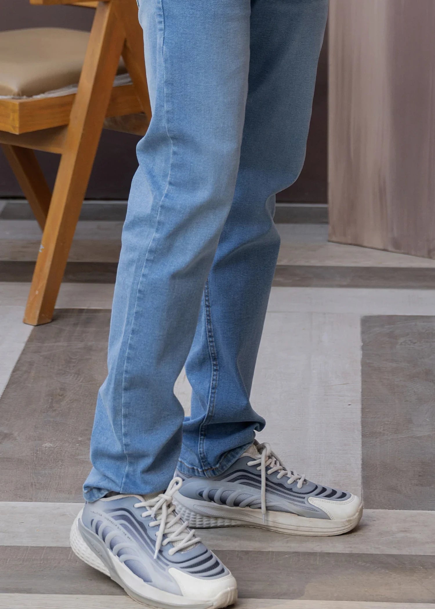 cotton Jeans in Light blue, sky, baby blue