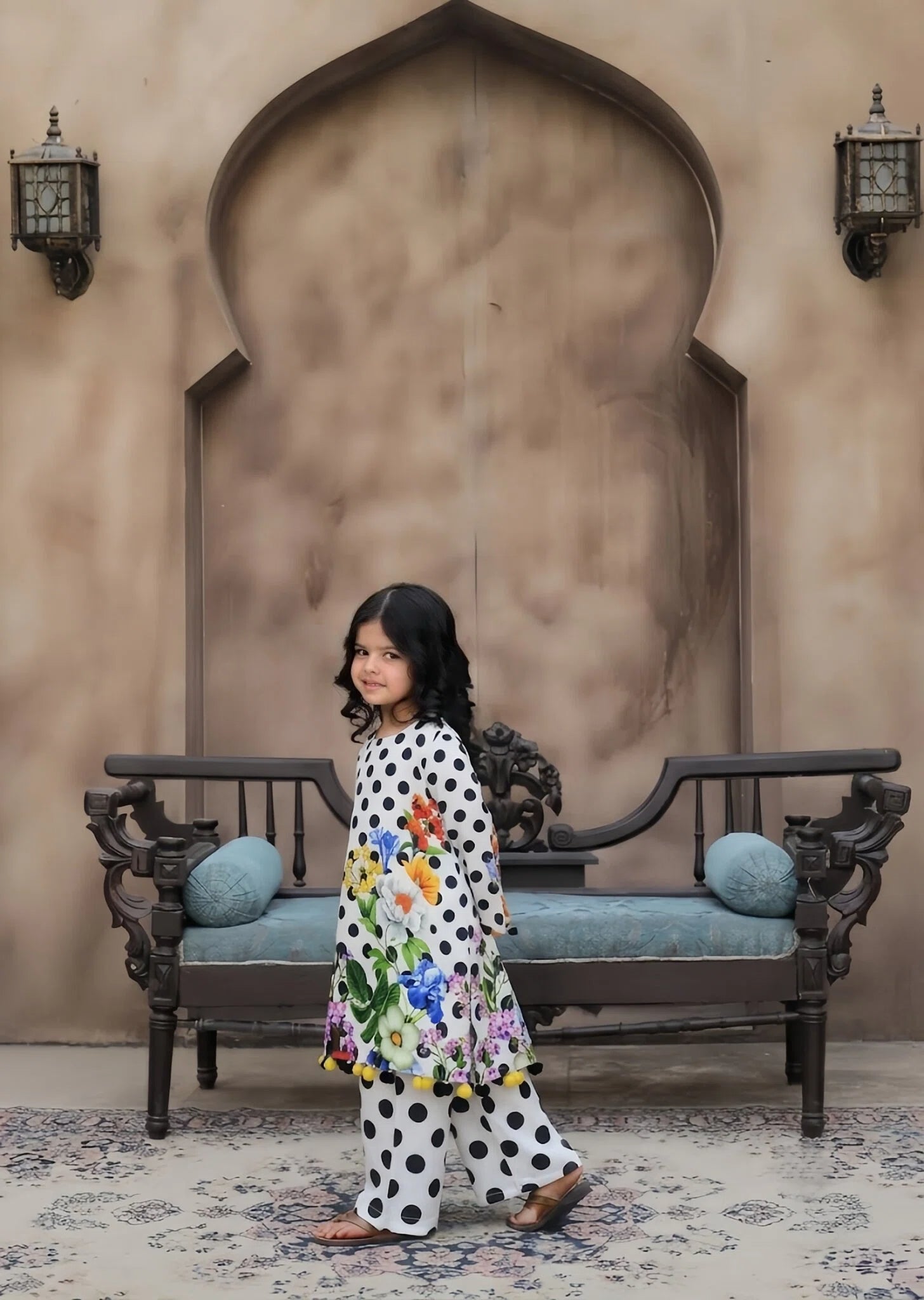 poly lawn Co Ord Sets in White, black