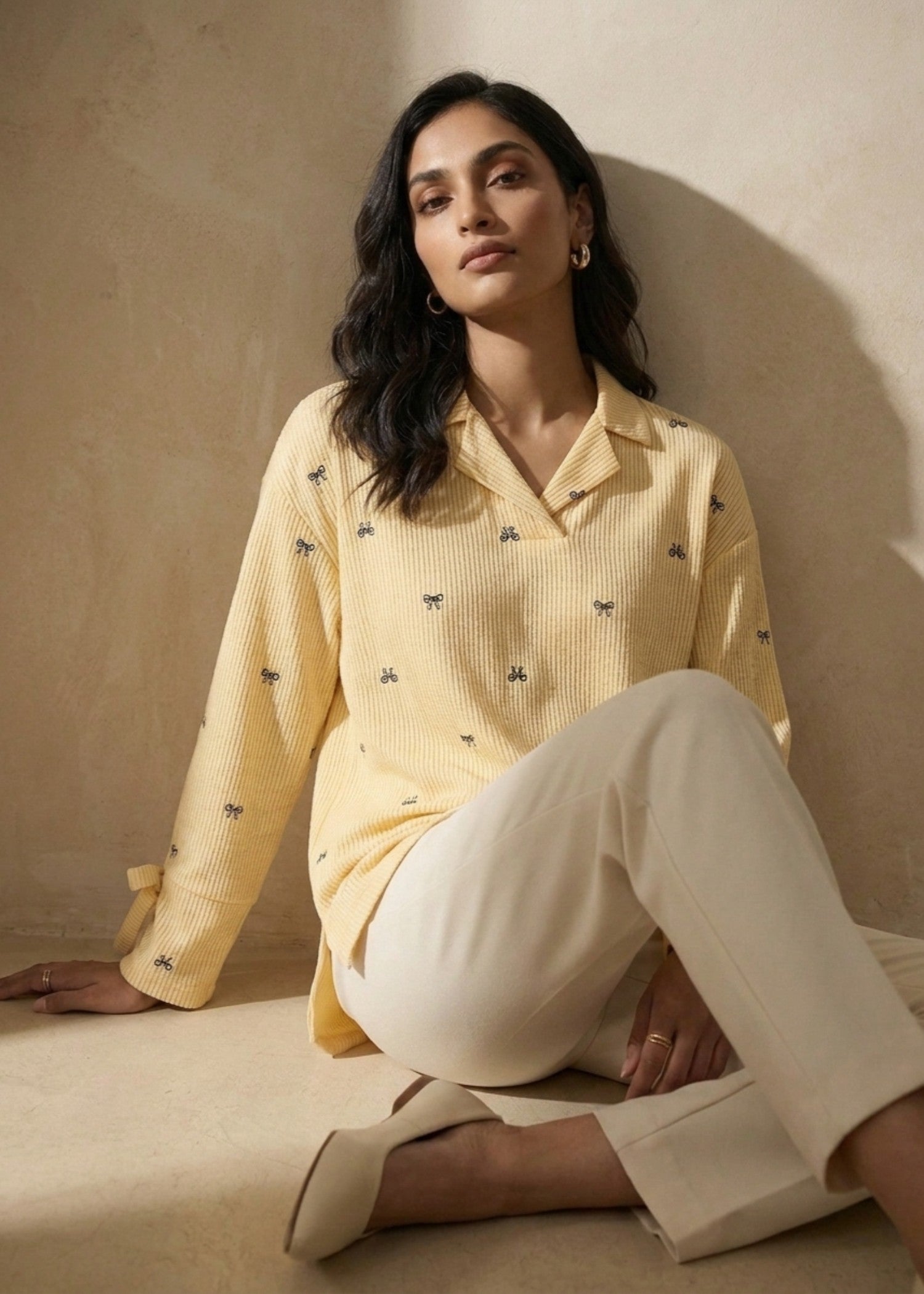 cotton Tunic in Lemonade