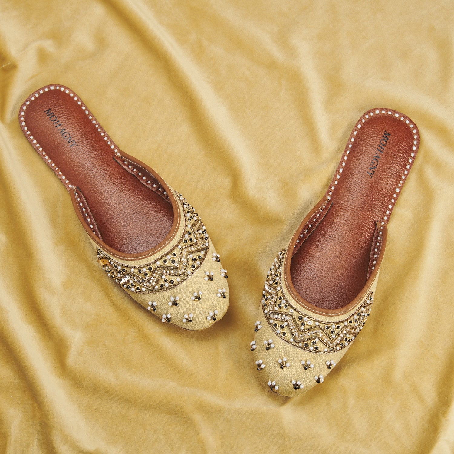 Mules in Yellow by - High Quality Women Mules EOX0048