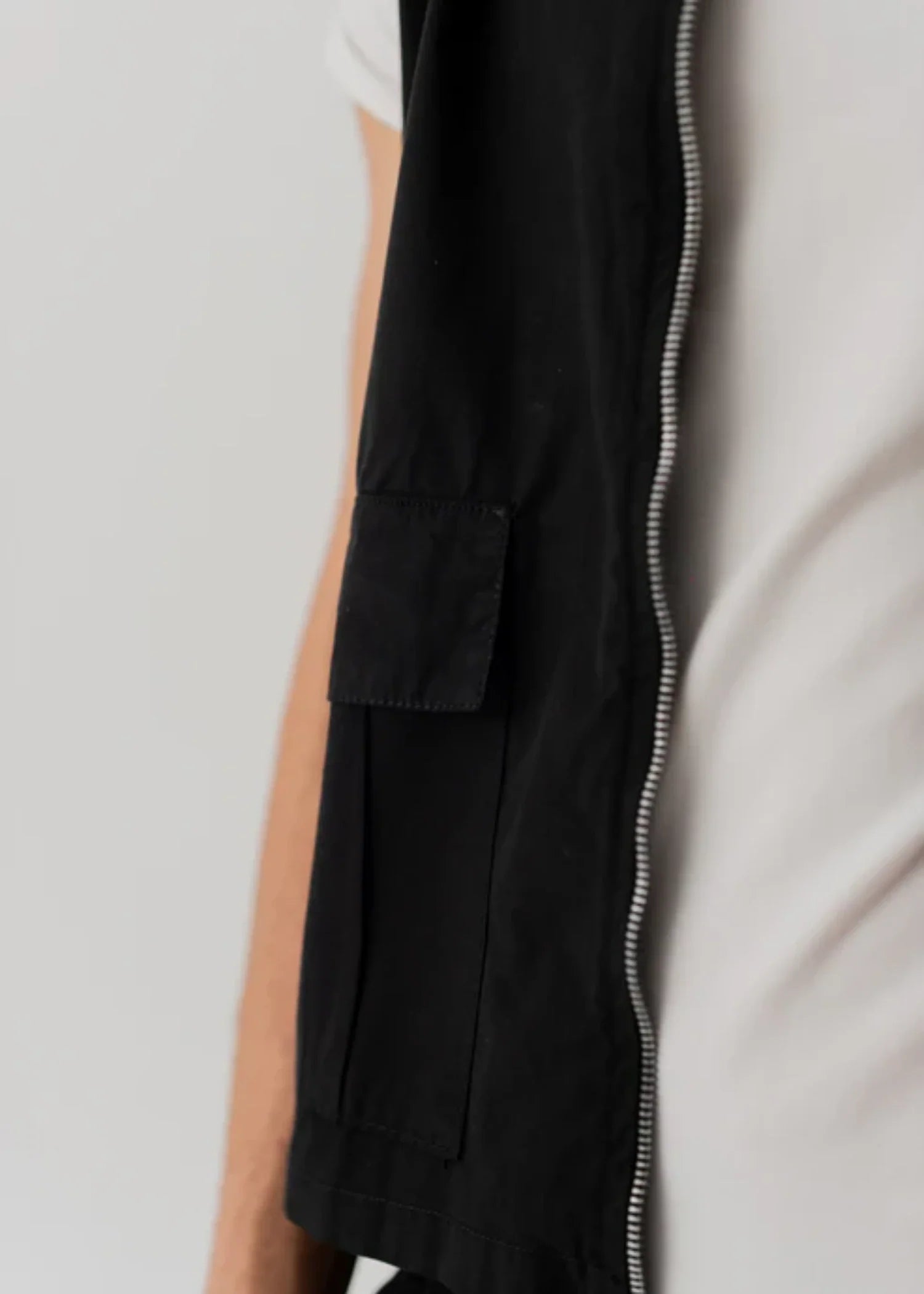 canvas Jacket in Jet black