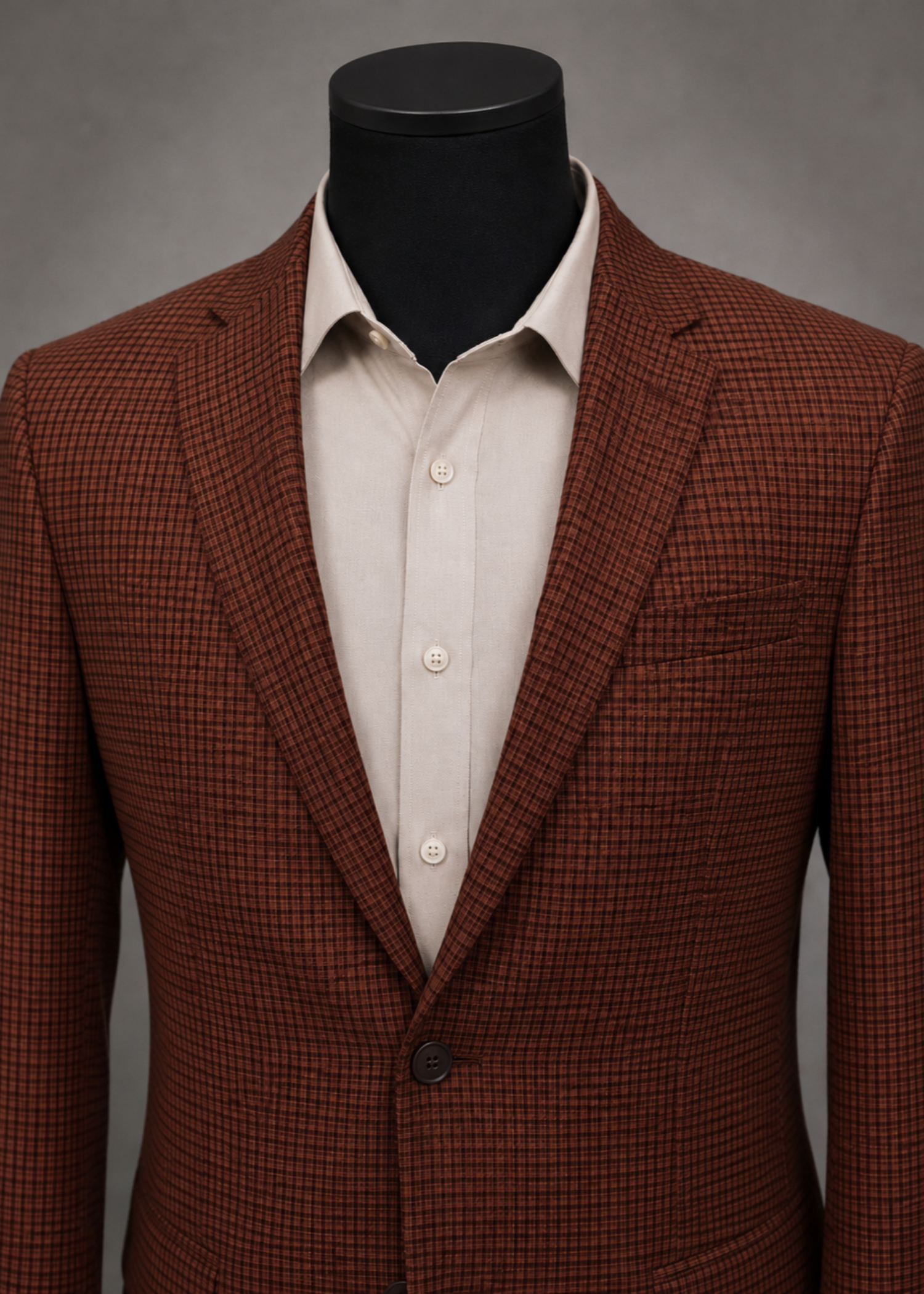 tropical Blazer in Rust orange