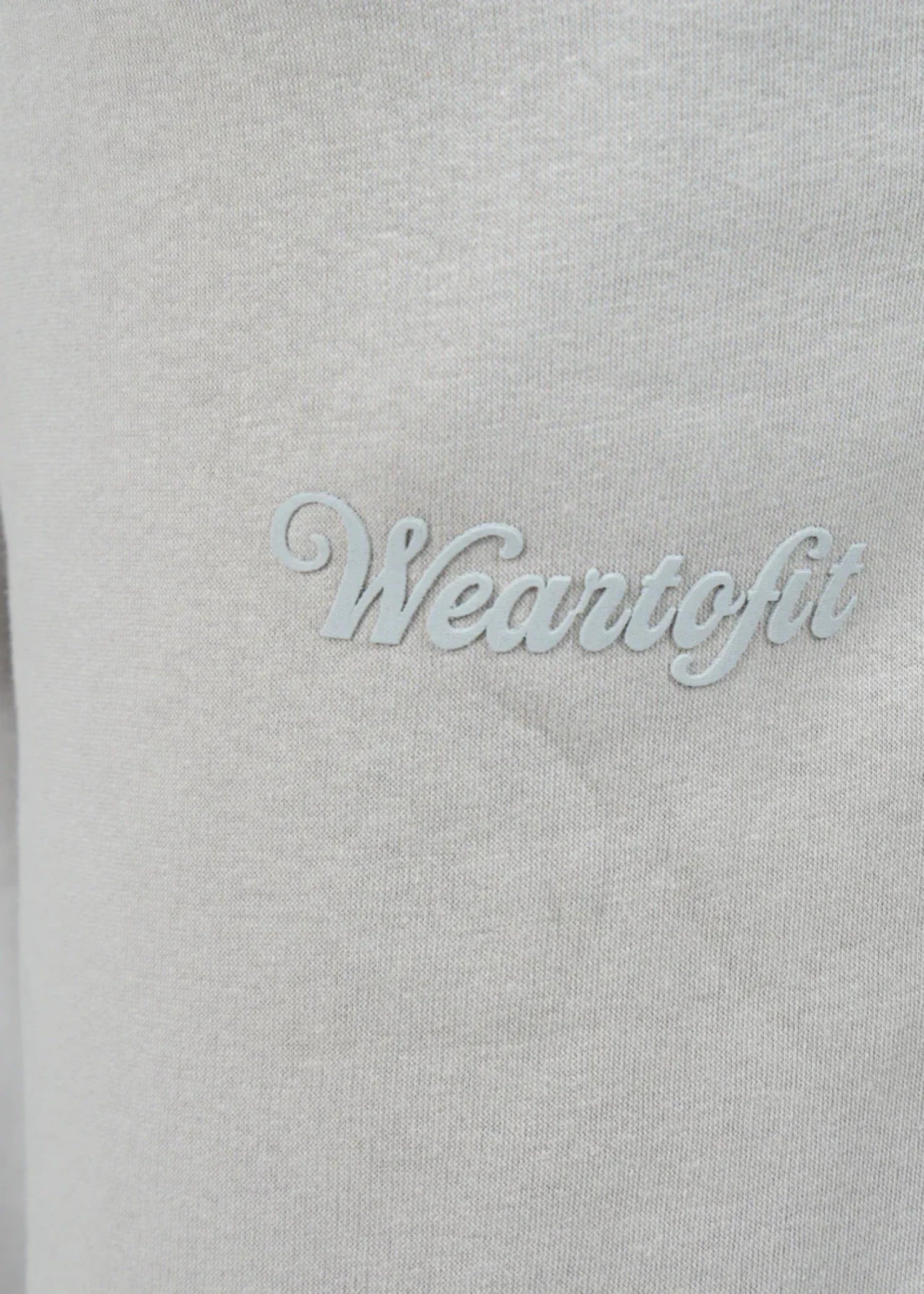 fleece Tracksuit in Pastel grey