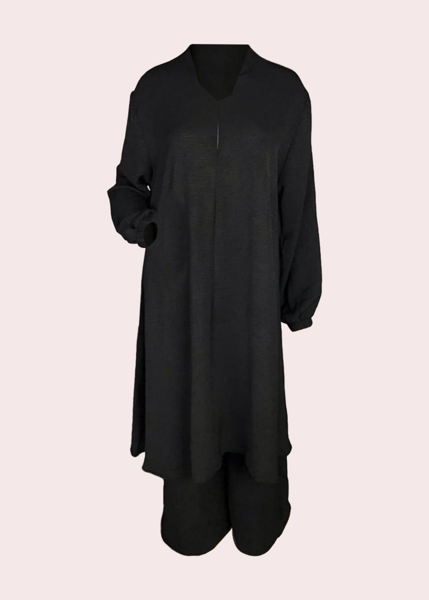wool Co Ord Sets in Black