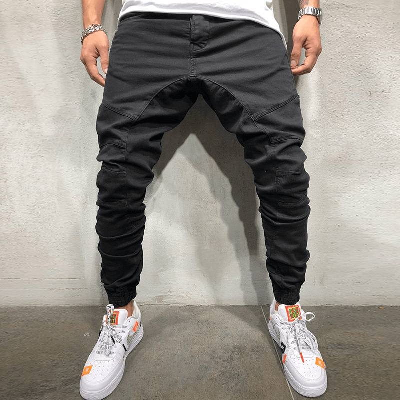 Hip Hop Side Zipper Trousers Men'S Leggings