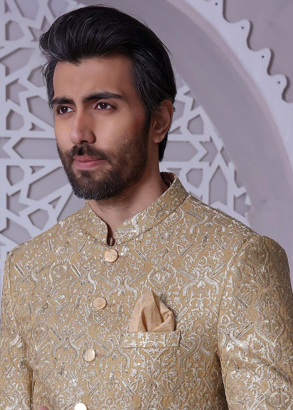 masuri Prince Coat in Gold
