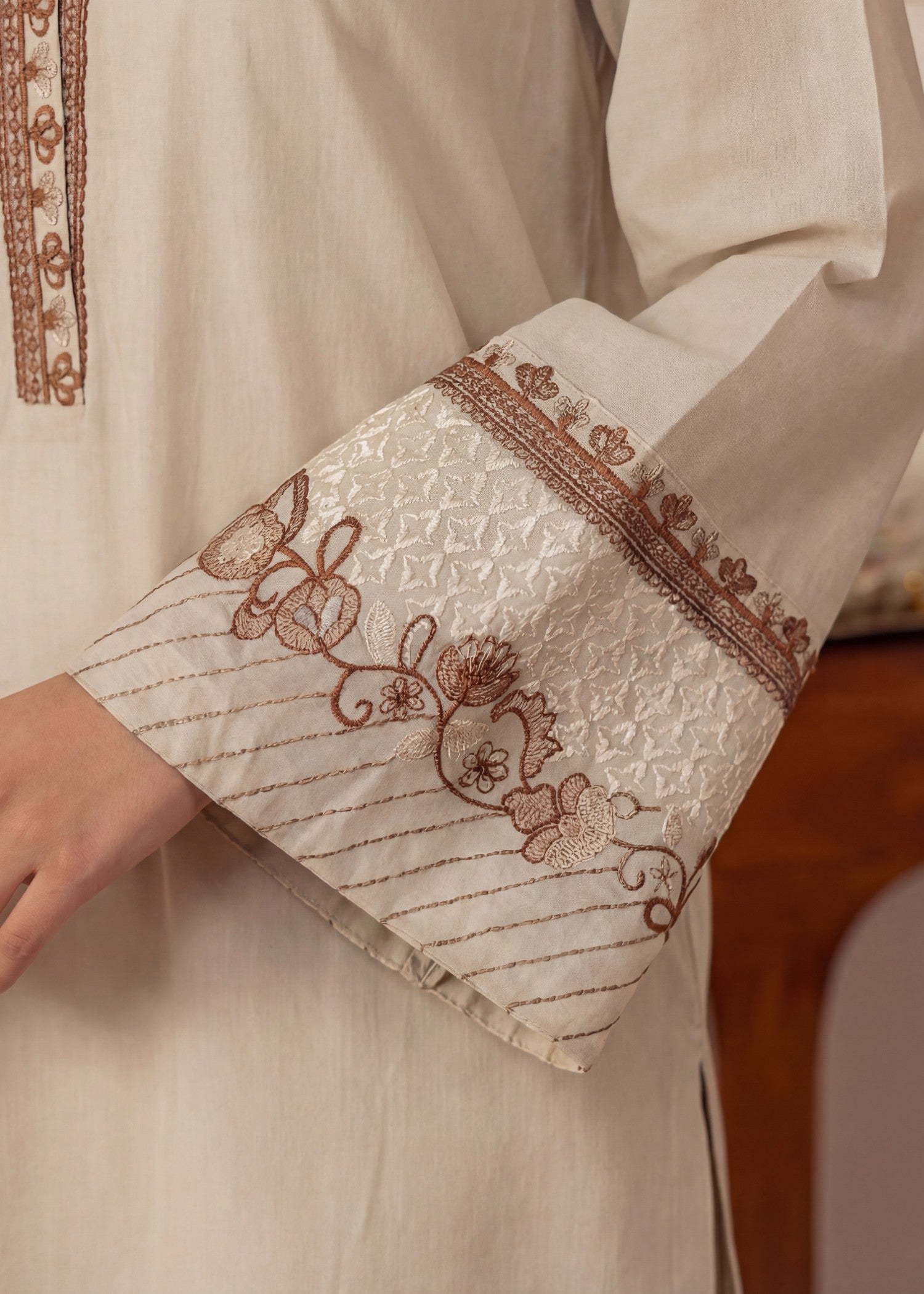 cotton Co Ord Sets in Ivory
