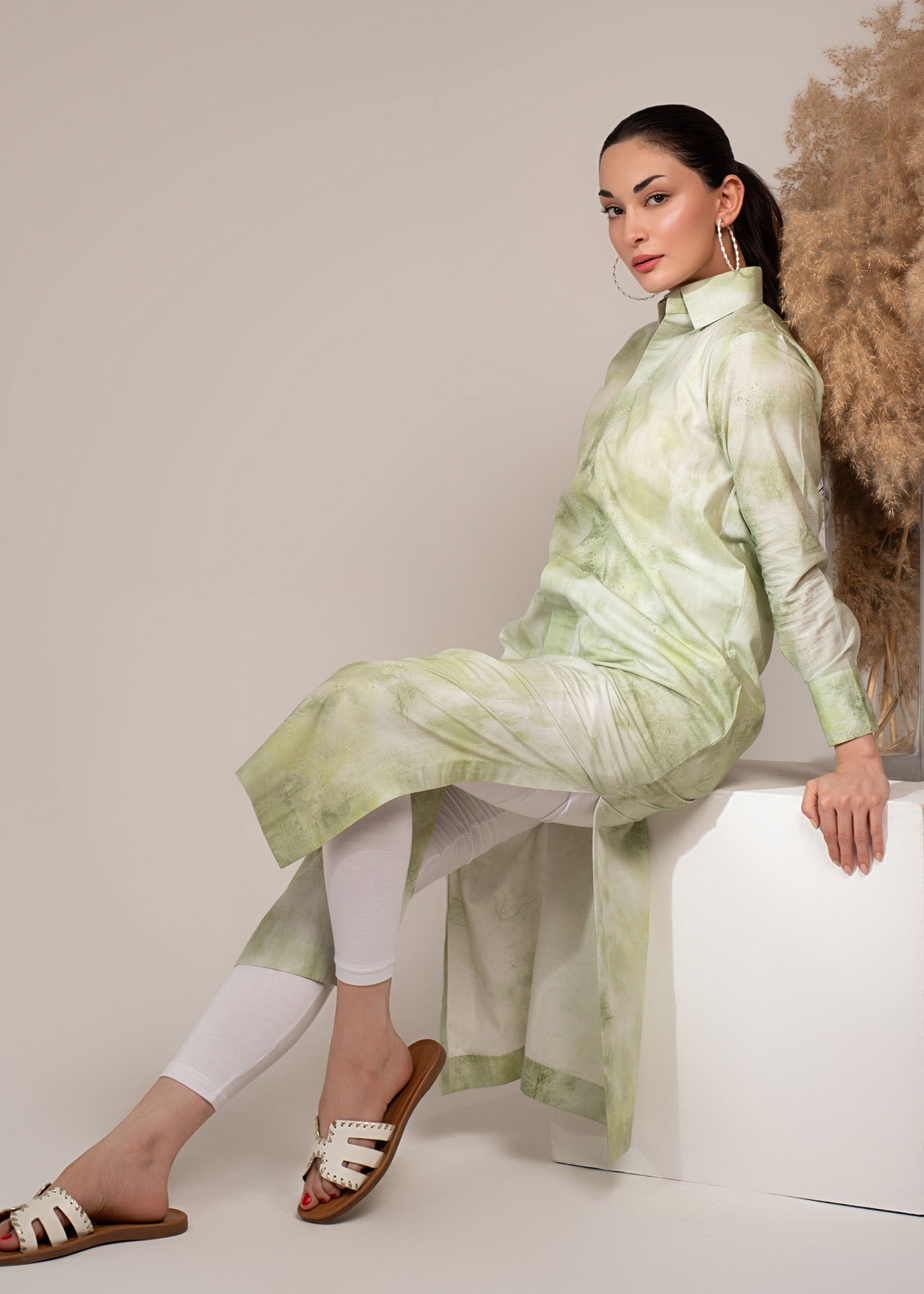 lawn Tunic in Mint green