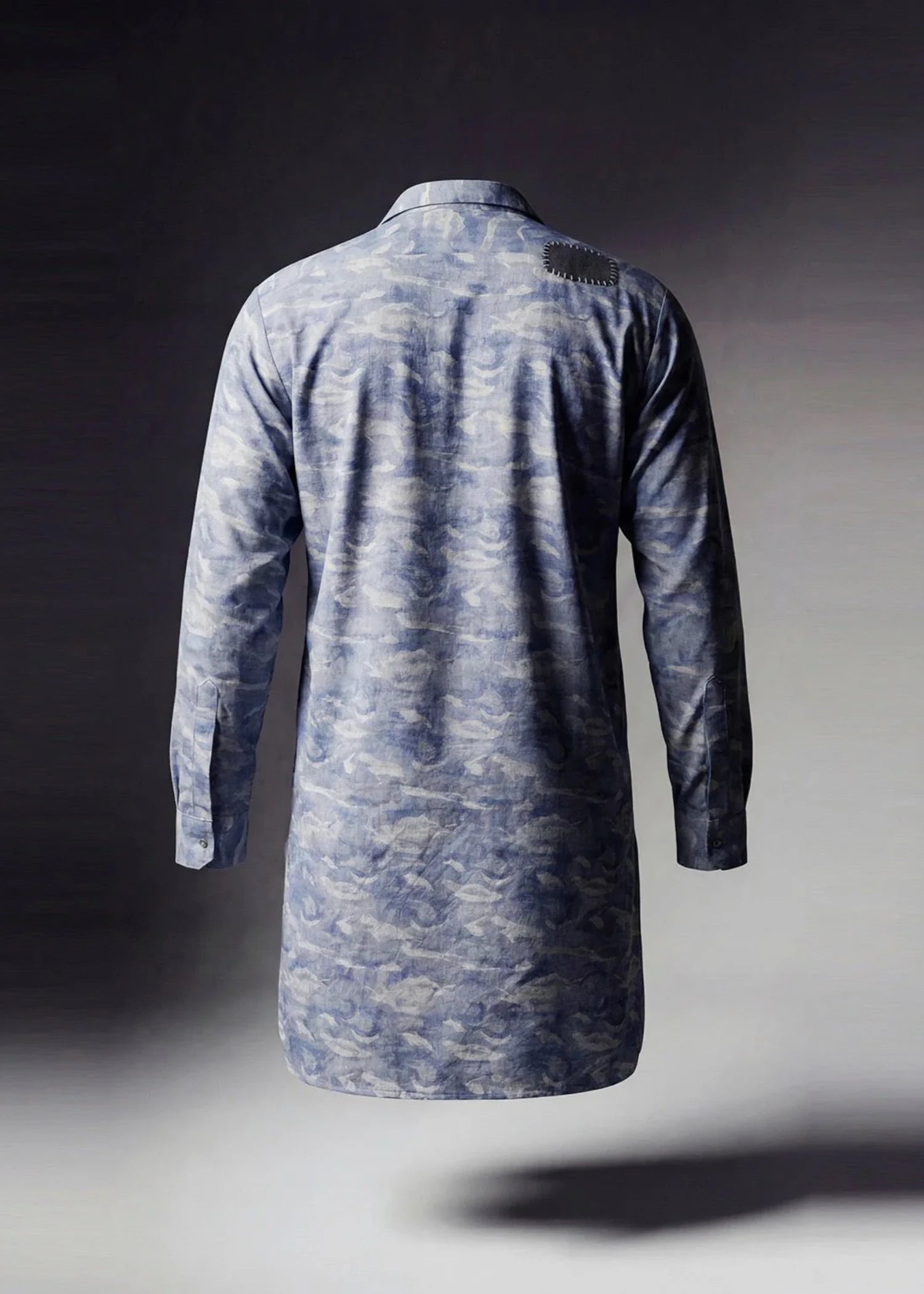 denim Kurta Set in Indigo