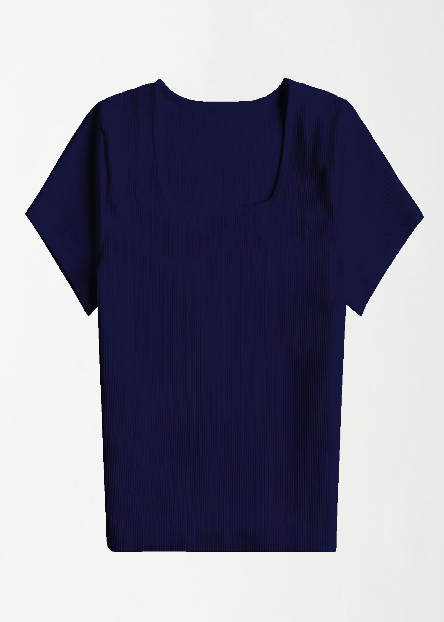 cotton Blouse in Navy blue