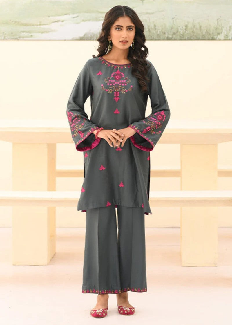 cotail Kurta Set in Grey