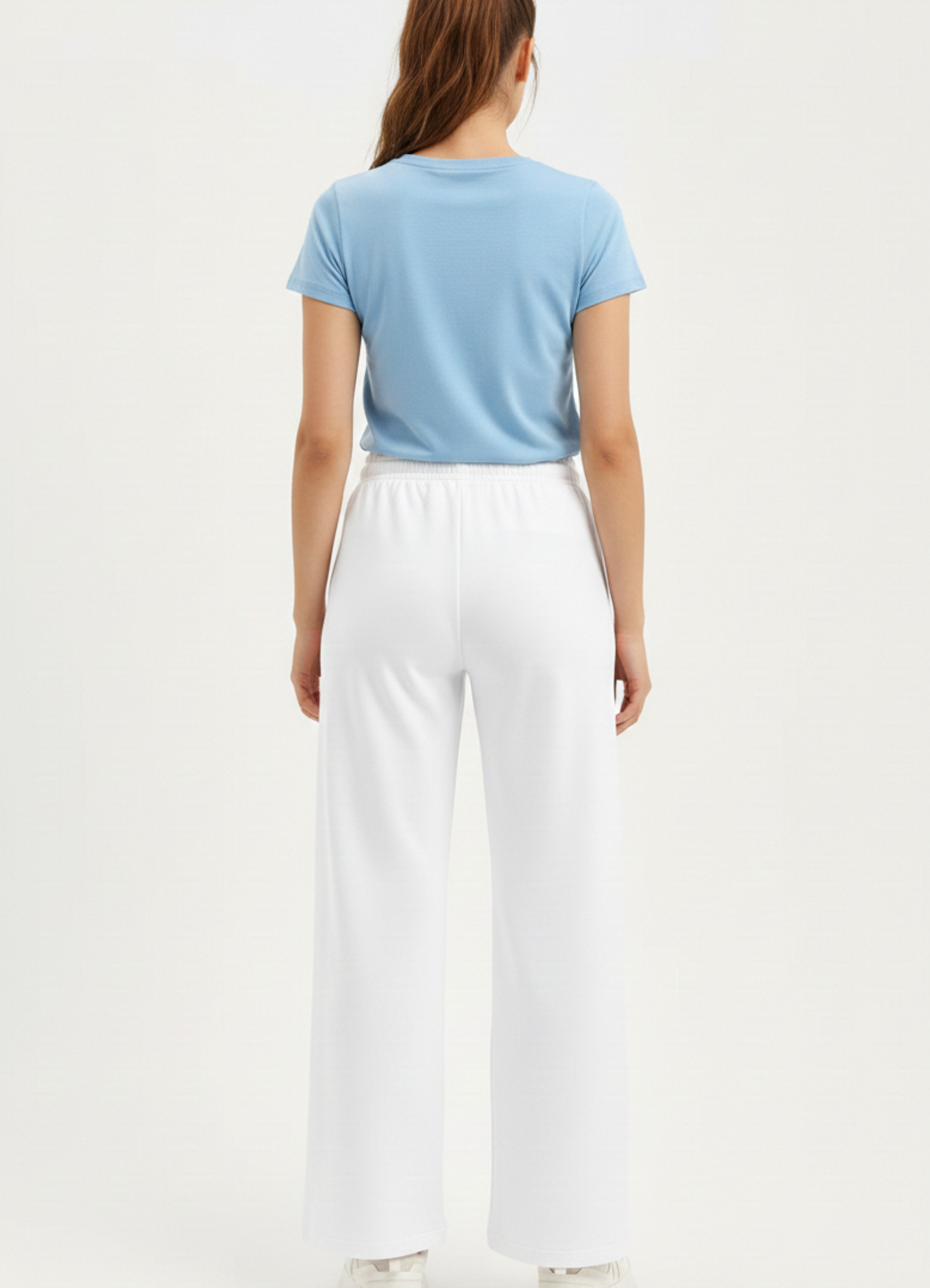 terry Trousers in White