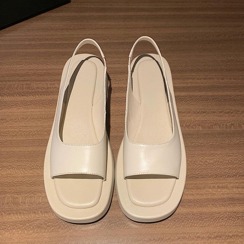 Super Fire Thick-soled Roman Shoes Flat Beach Shoes
