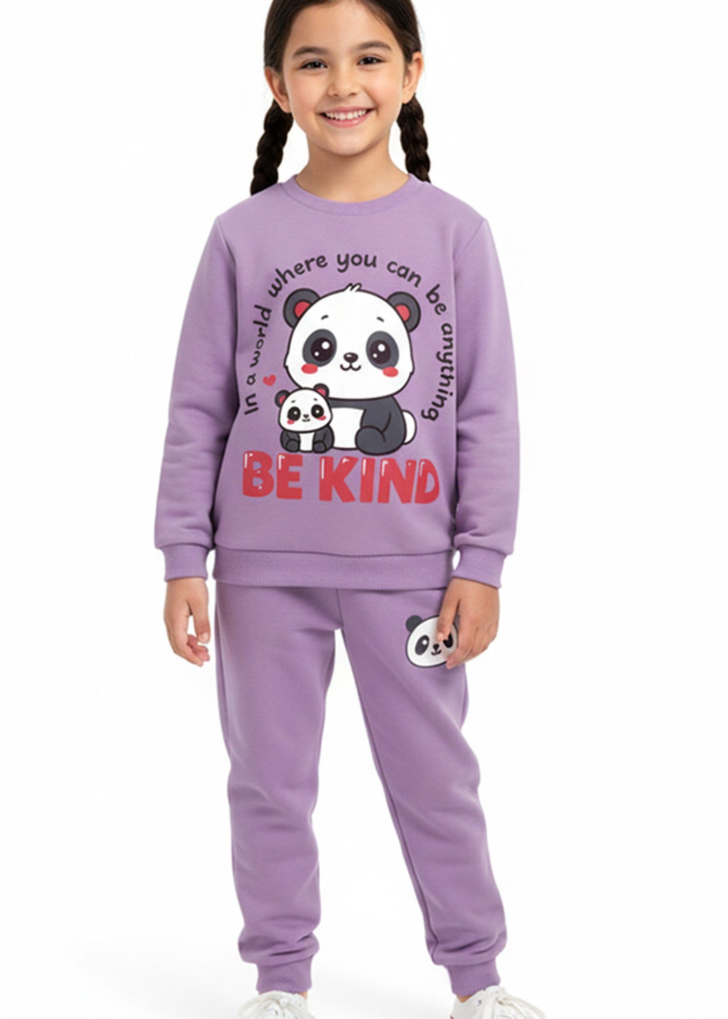 fleece Sweatshirt in Purple mountain majesty