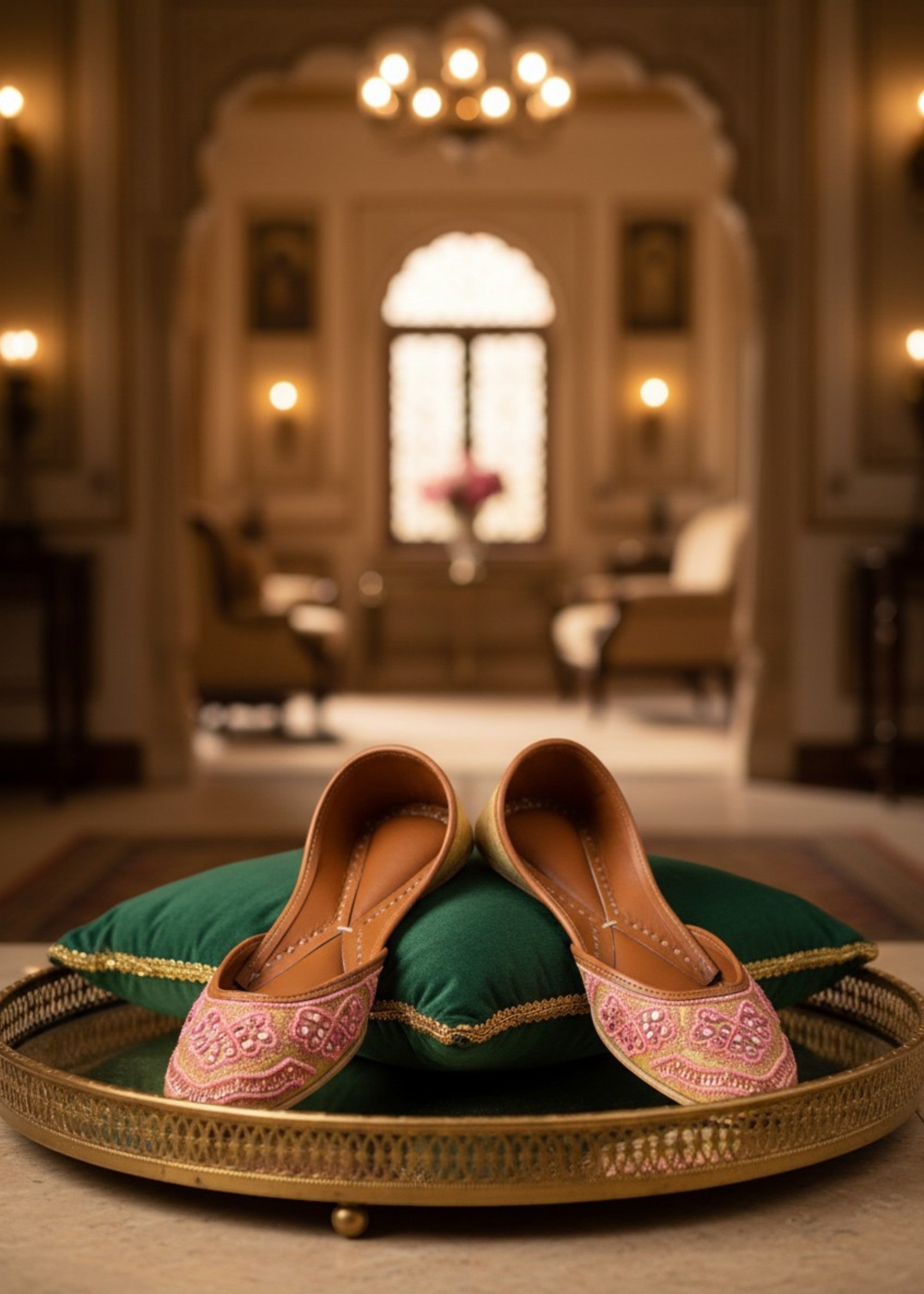 Khussa in Yellow by - High Quality Women Khussa ZFR4578