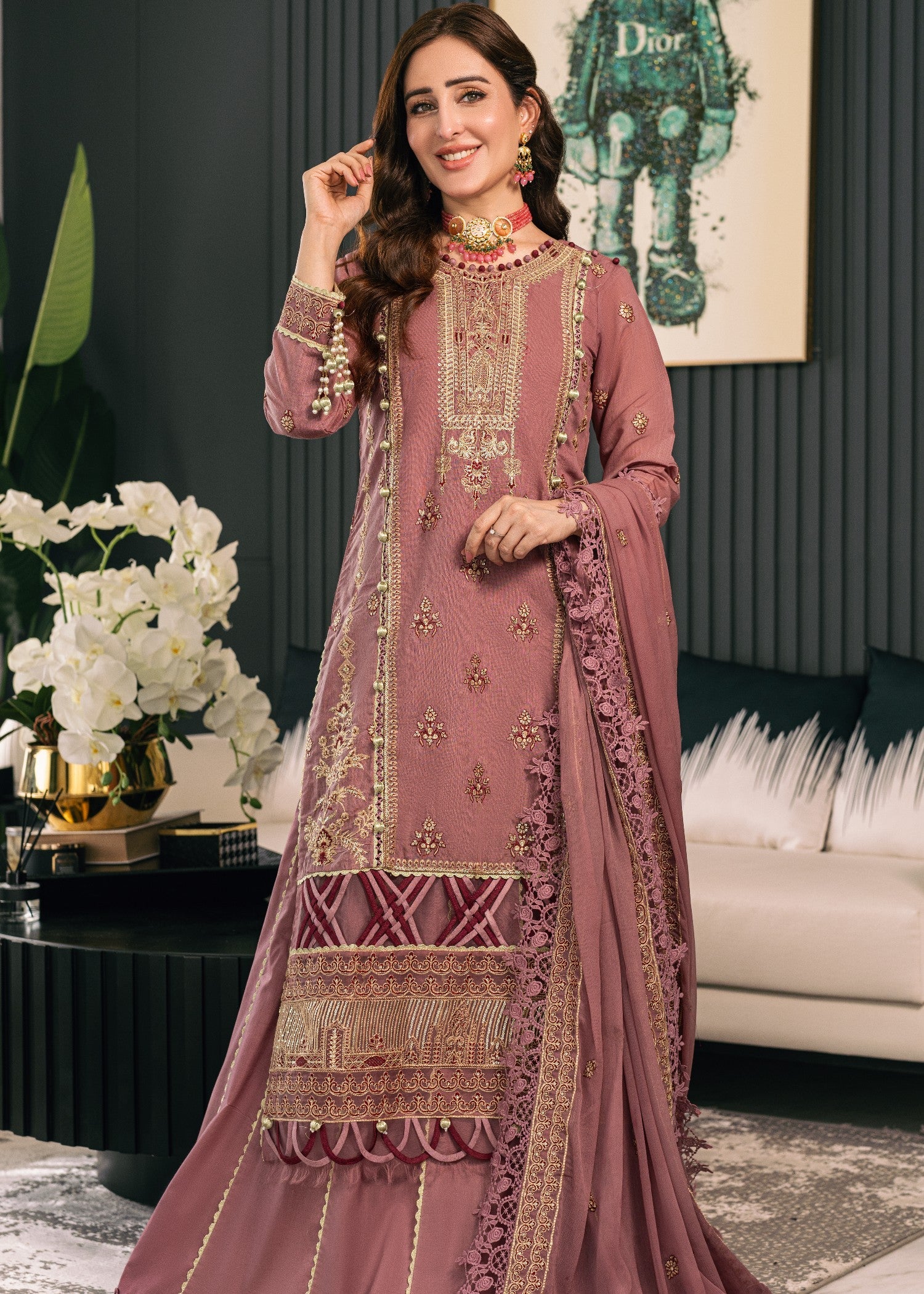 cotton Unstitched in Tea rose pink