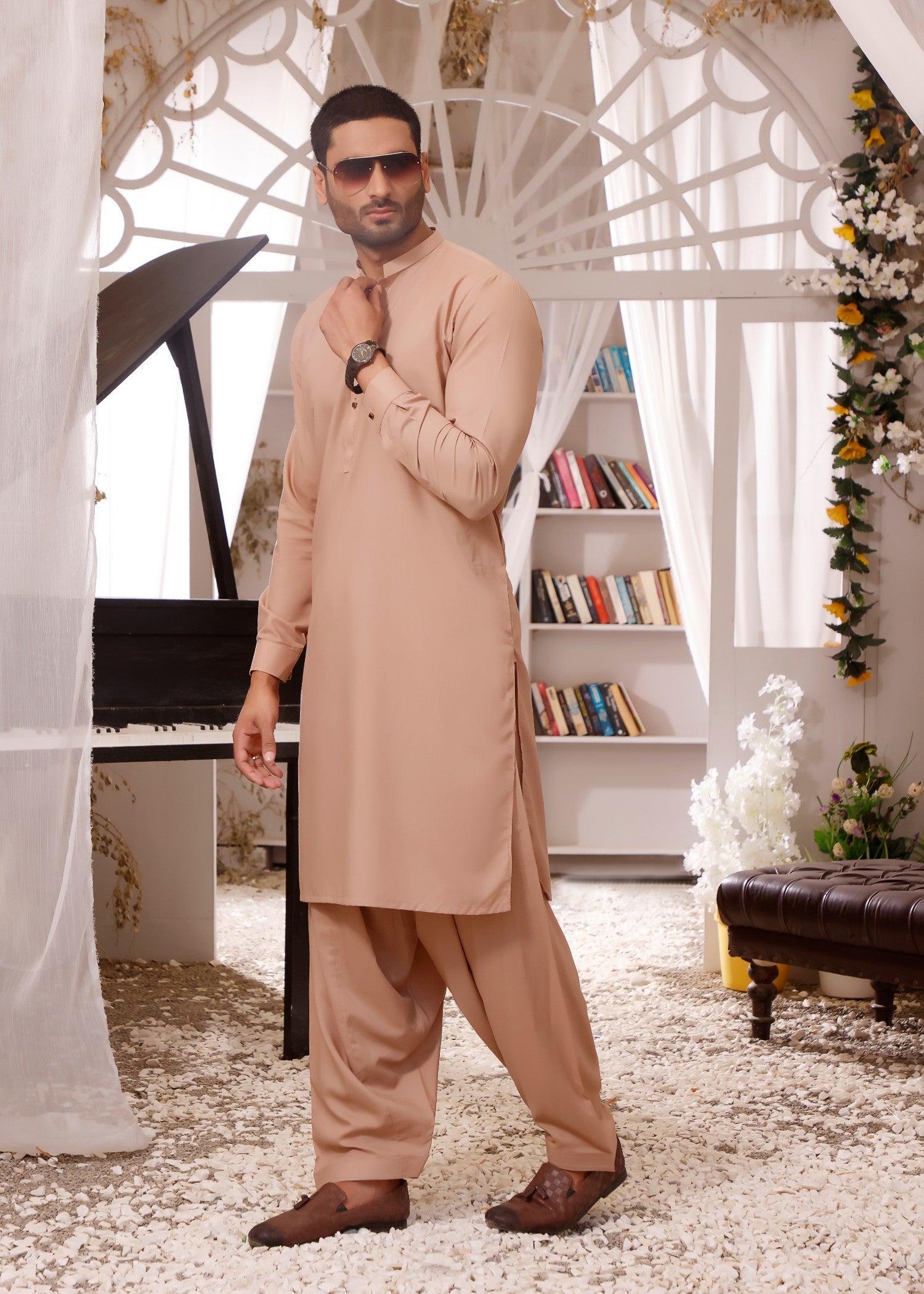 suiting Waistcoat in Beige