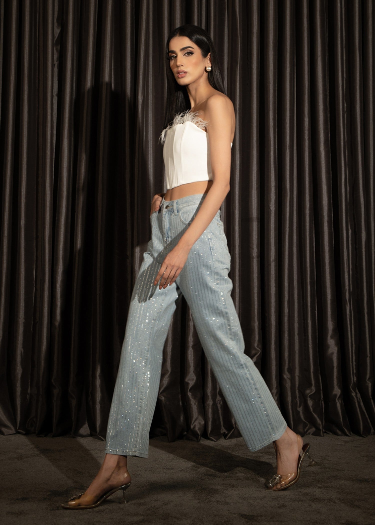 denim Jeans in Light blue
