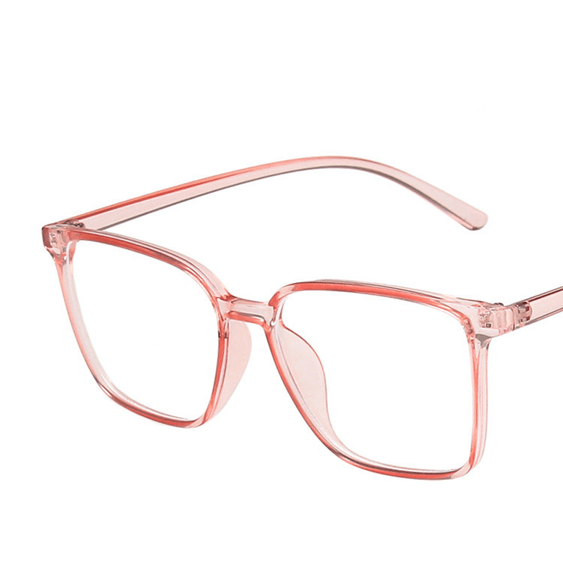 Anti-Blue Light Simple Square Glasses Frame New Ins Trend Flat Mirror Net Red Male and Female Same Glasses Frame