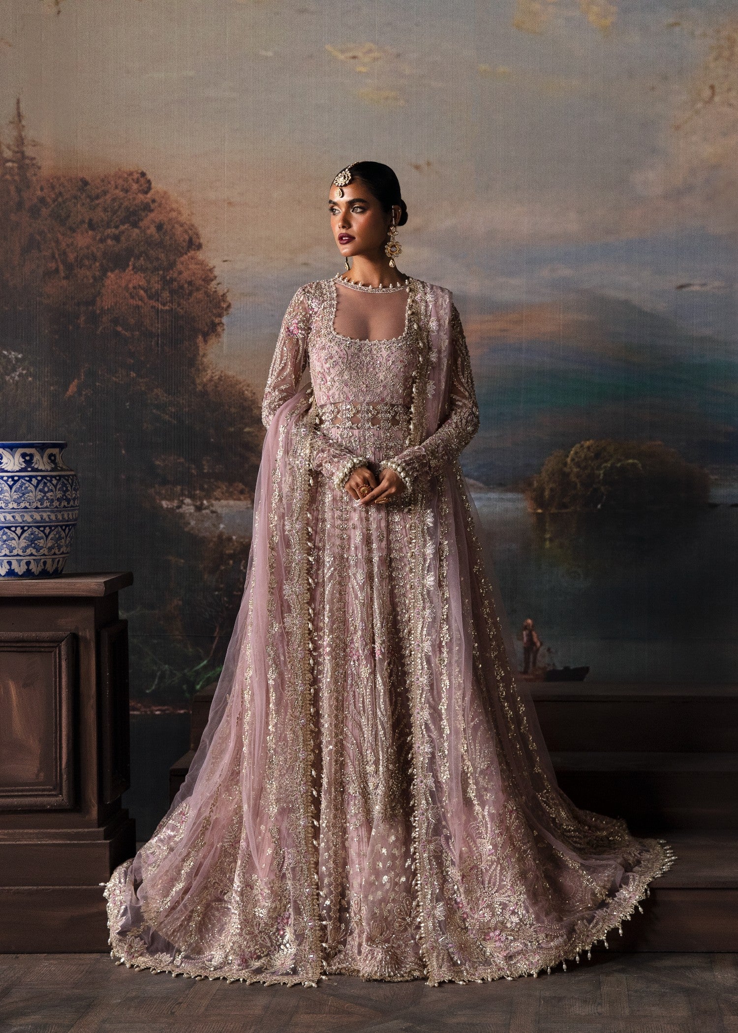 net Maxi in Pink
