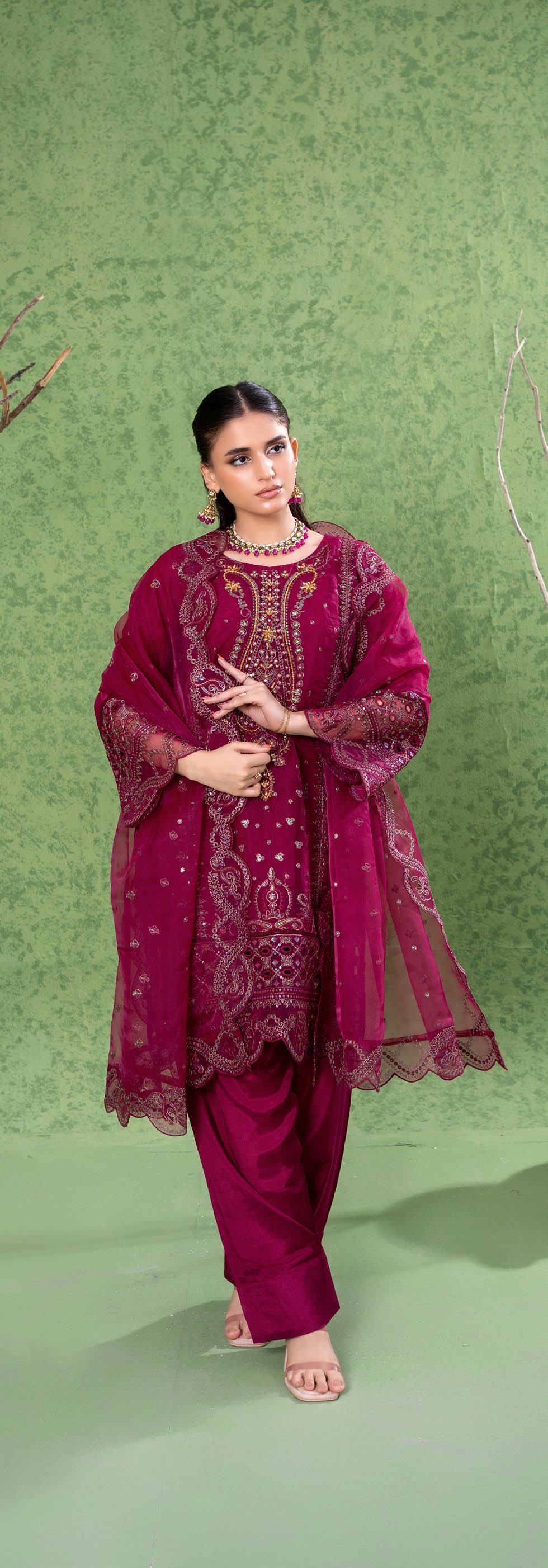 Kahani Festive Pret Organza Formals – D-4
