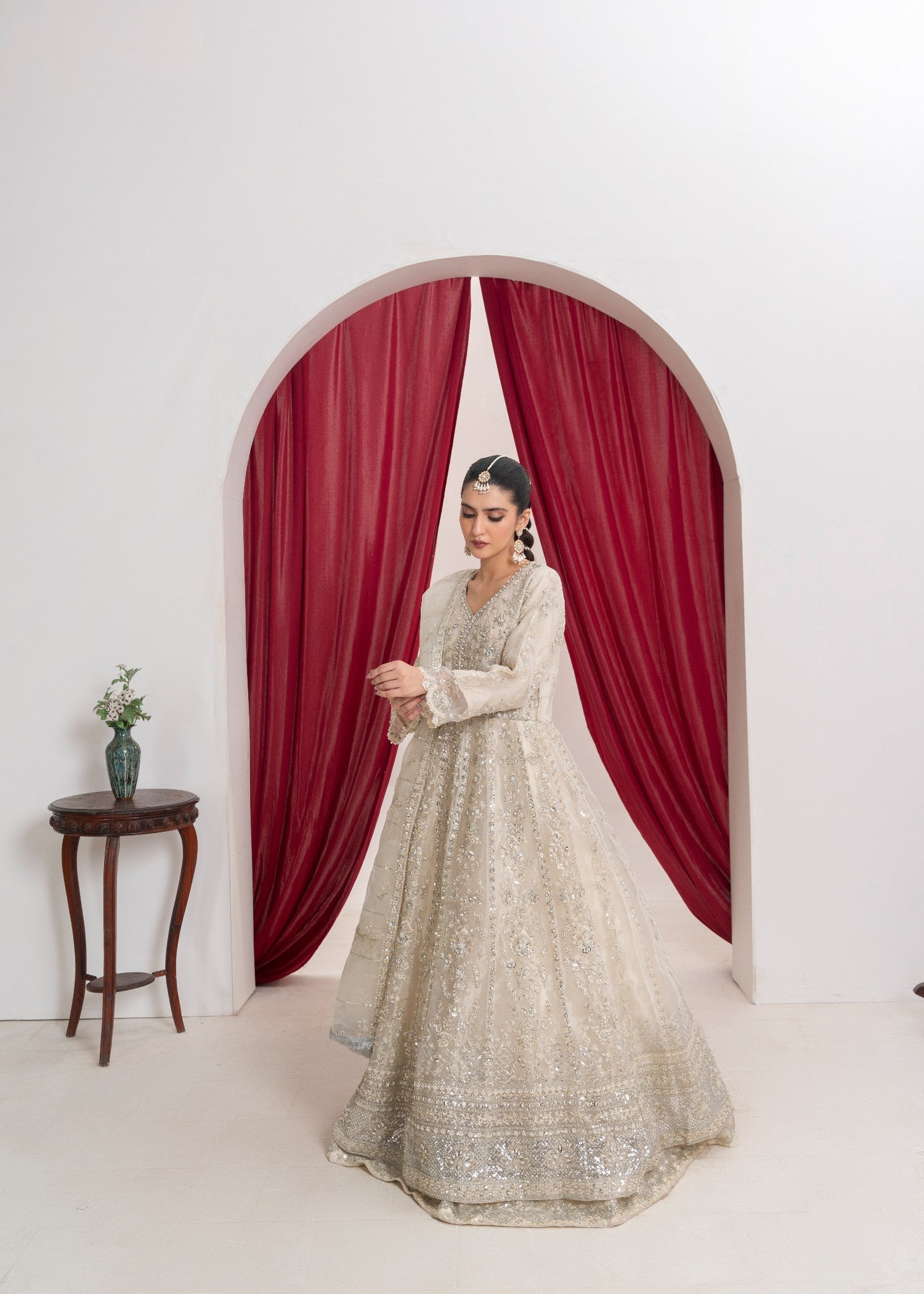 organza Maxi in Ivory