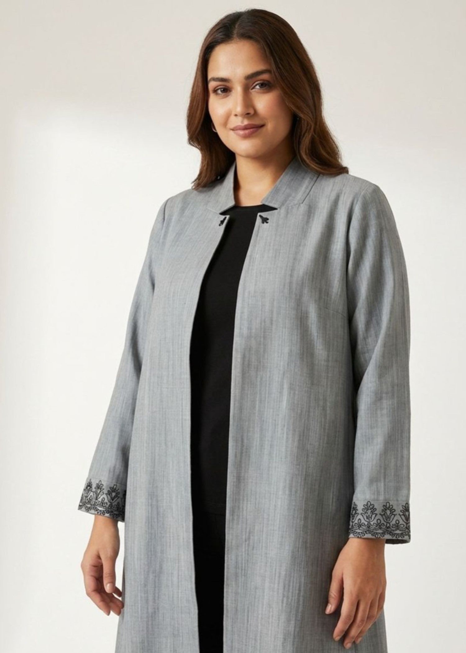 cotton Jacket in Grey