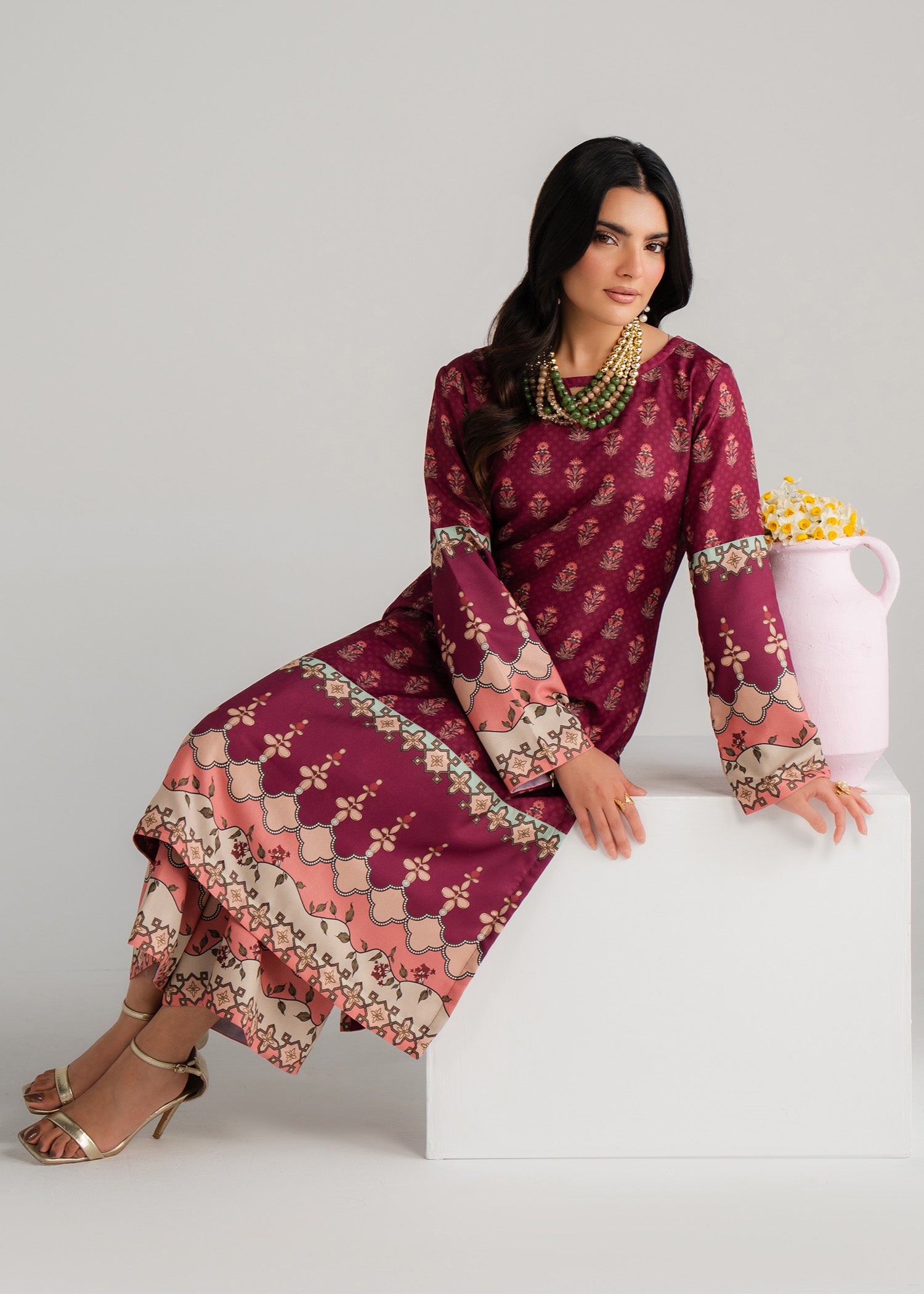 lawn Co Ord Sets in Raspberry