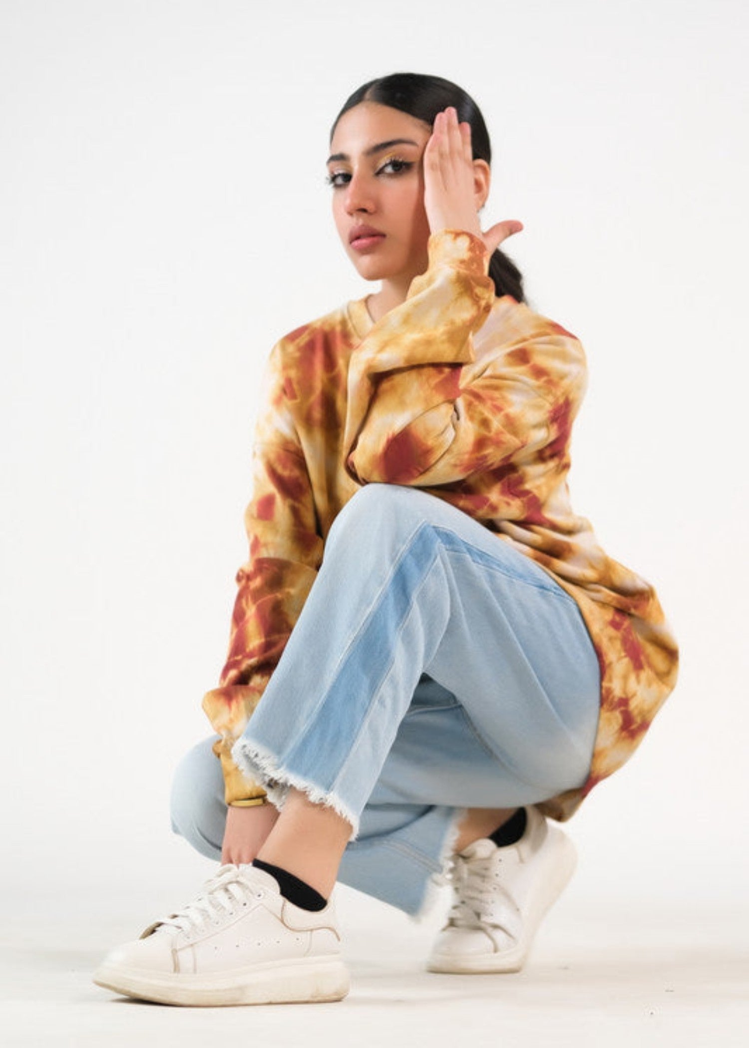 terry Sweatshirt in Multi