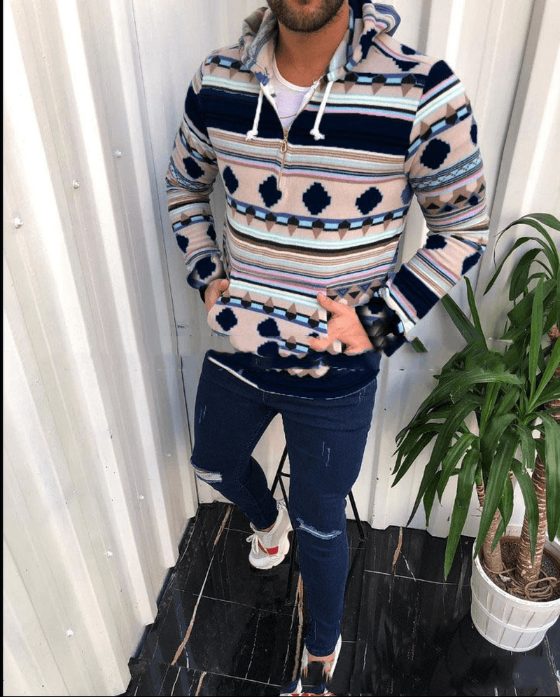 Hot-Selling Hot-Selling Printed Hooded Sweater Men