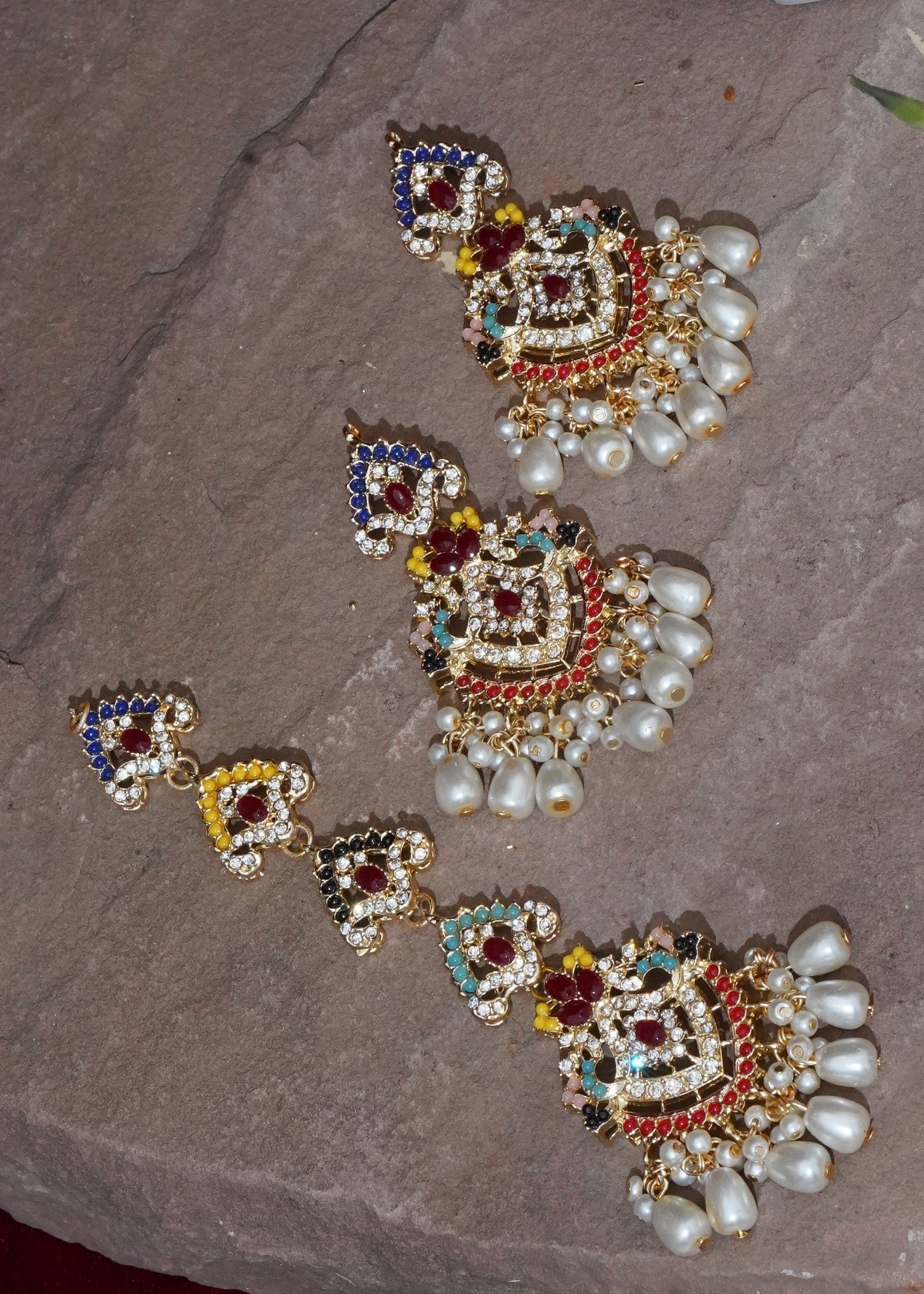 Jewelry Set in Multi Color by - Trendy Women Jewelry Set ZRZ2690