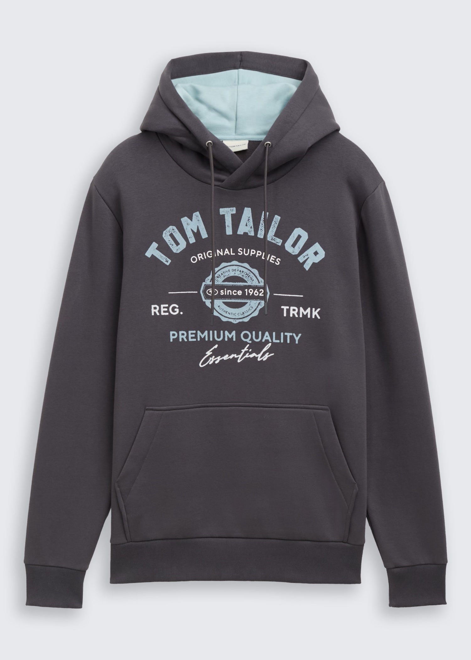 fleece Hoodie in Dark grey