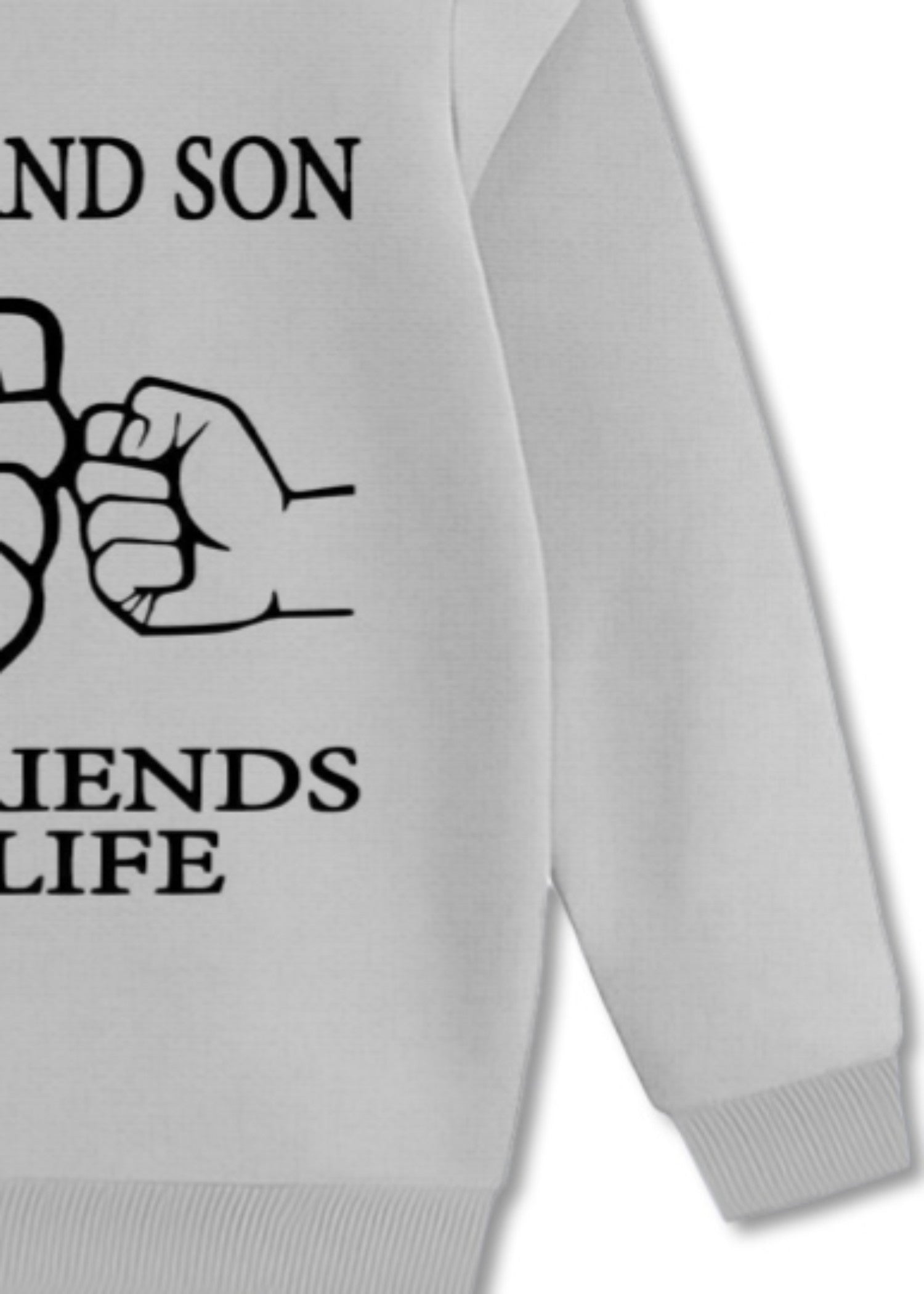 fleece Sweatshirt in Ash grey